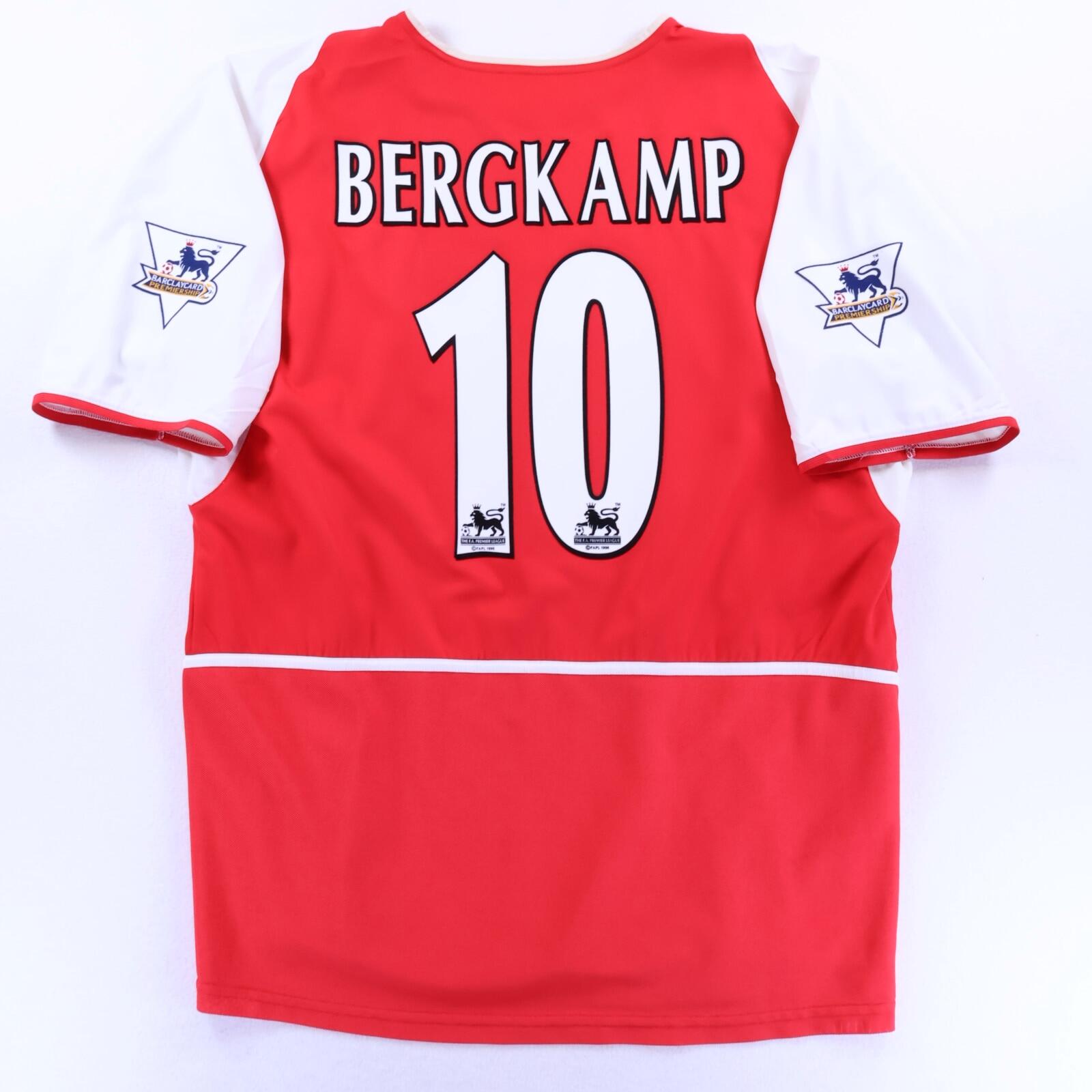 Arsenal Bergkamp #10 2003/04 Home Shirt - XL