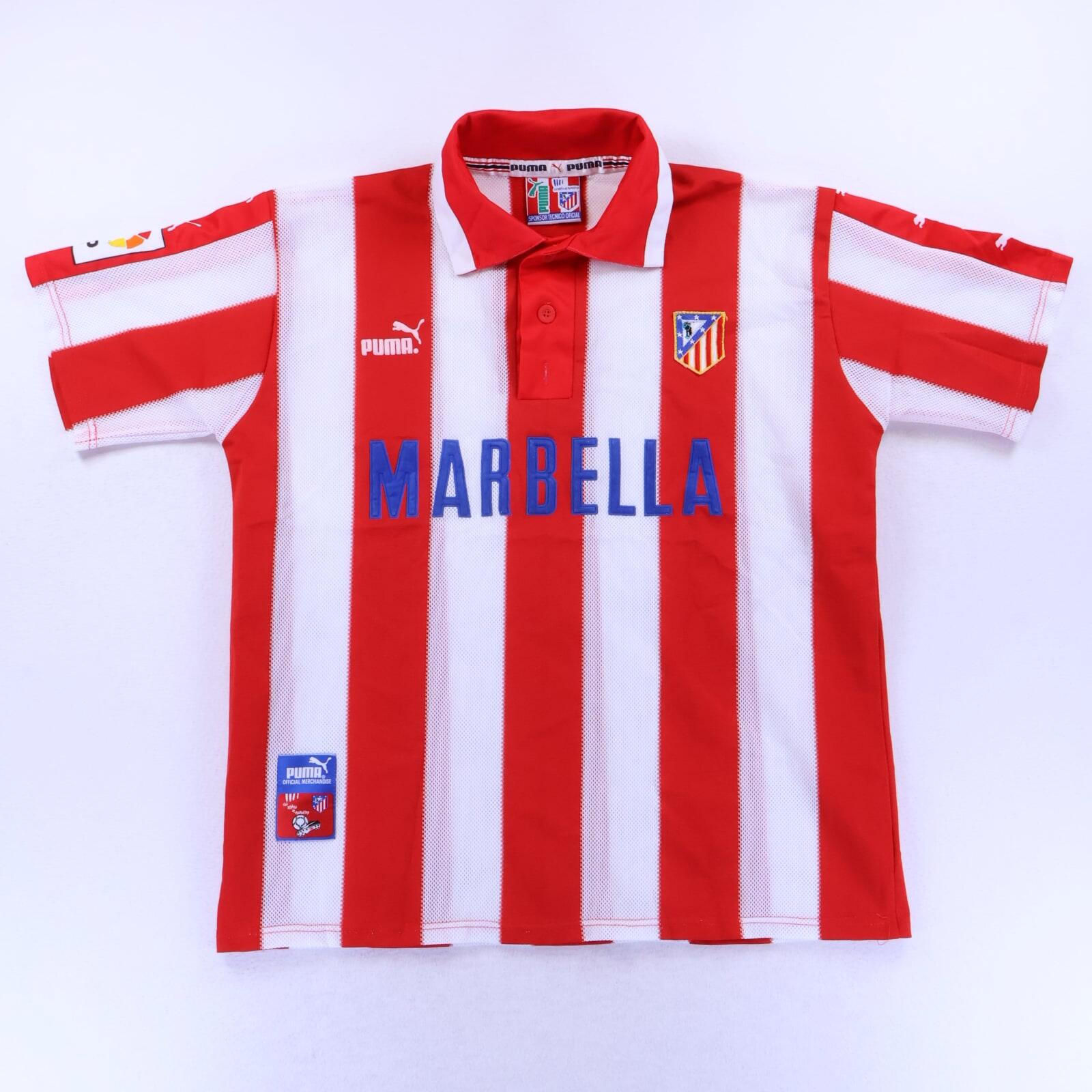 Atlético De Madrid 1997/98 Home Shirt - M