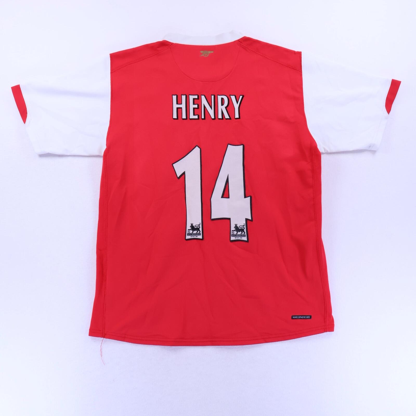 Arsenal Henry #14 2006/08 Home Shirt - M