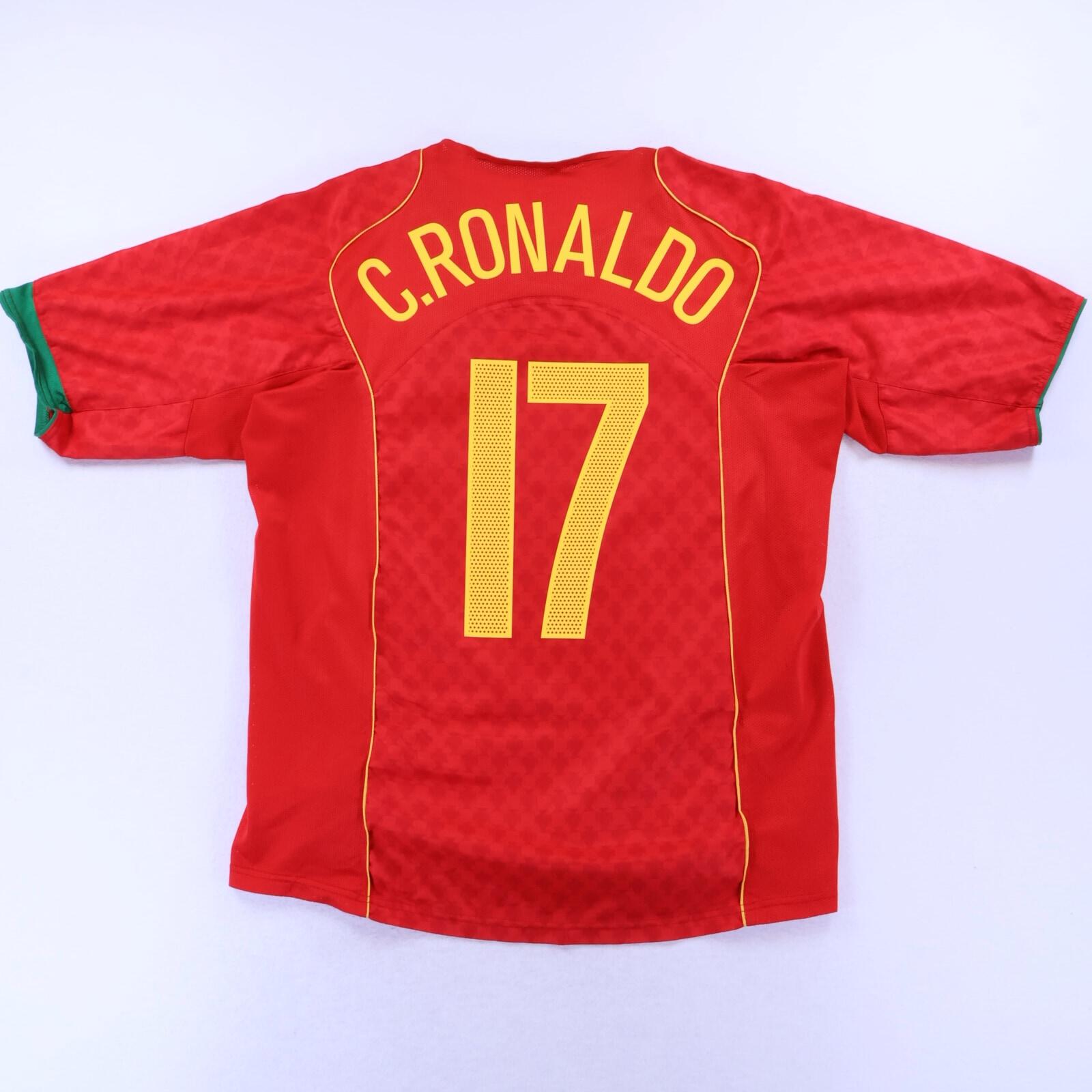 Portugal Ronaldo #17 2004/06 Home Shirt - XL