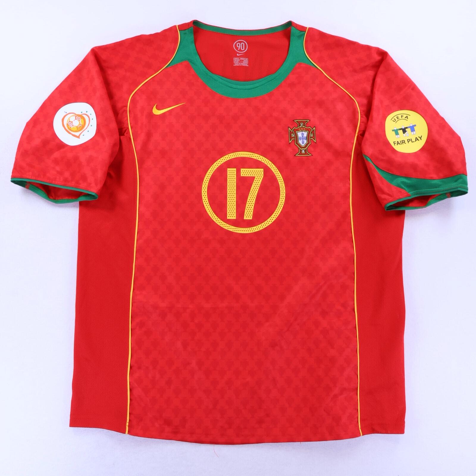 Portugal Ronaldo #17 2004/06 Home Shirt - XL