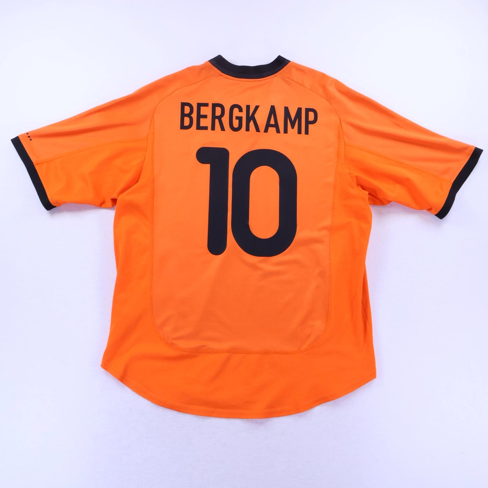 Netherlands Bergkamp #10 2000/02 Home Shirt - L
