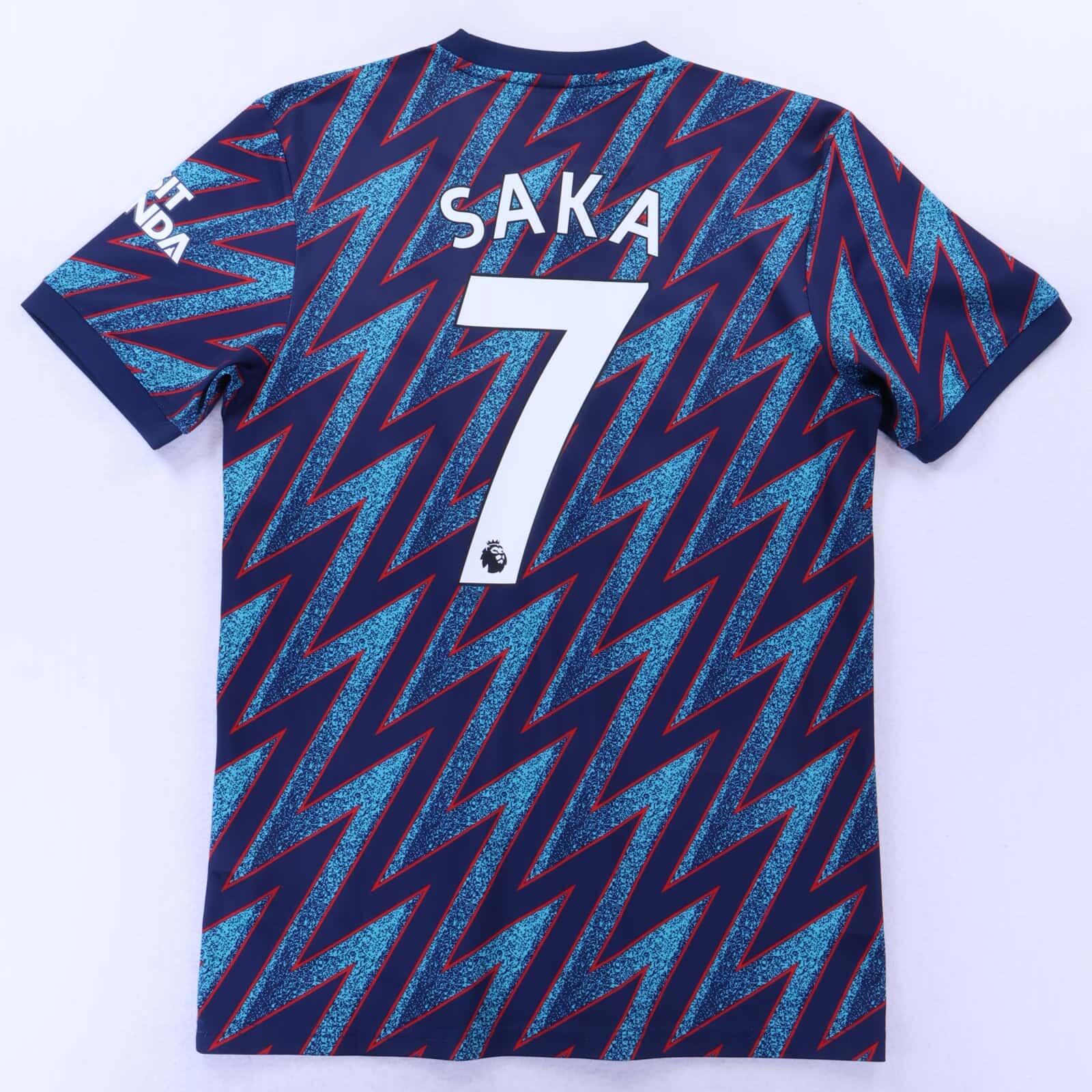 Arsenal Saka #7 2021/22 Third Shirt - S