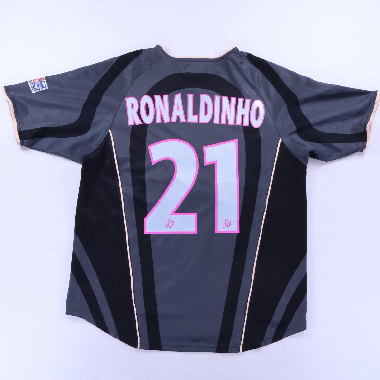 Paris Saint-Germain F.C Ronaldinho #21 2001/02 Third Shirt - L