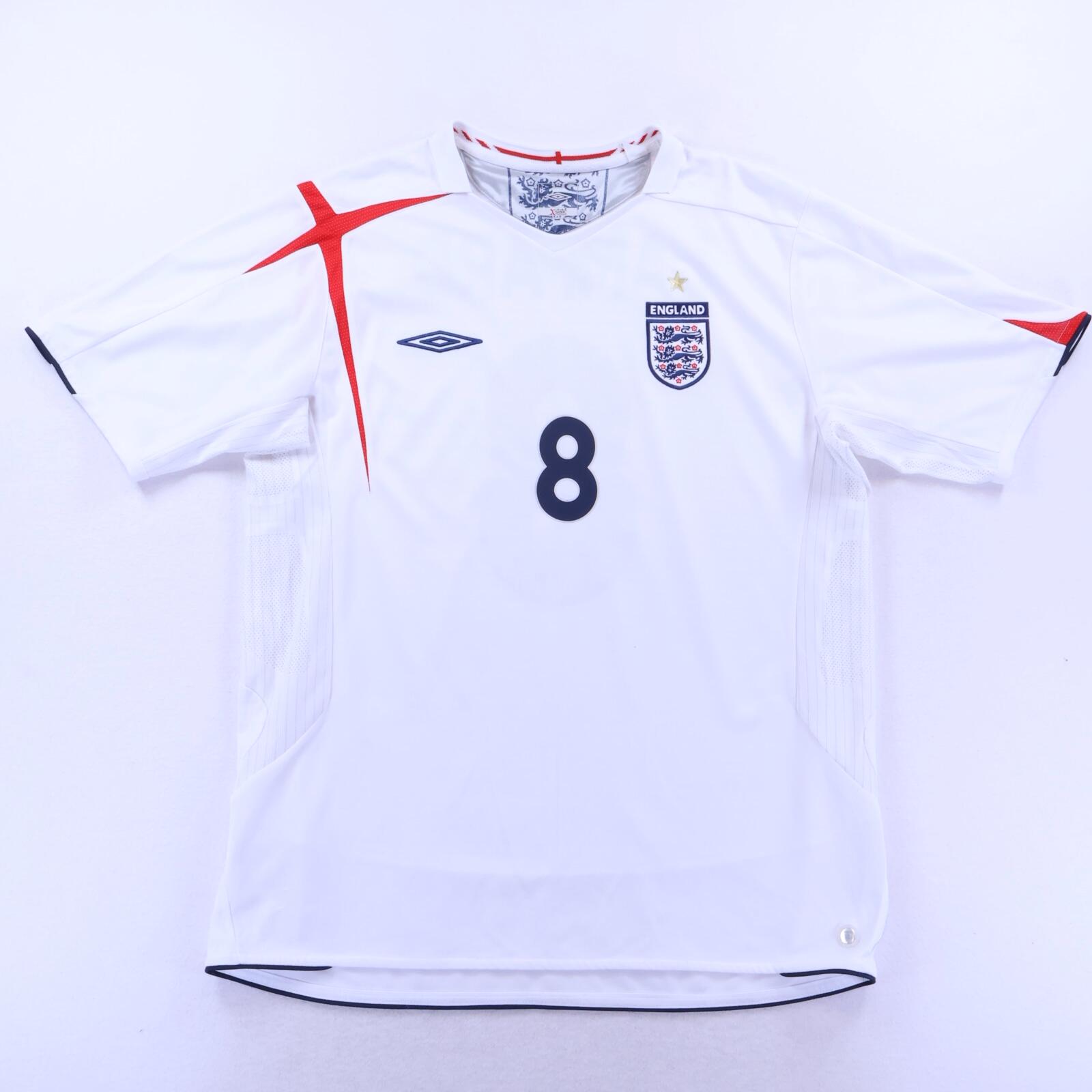 England Lampard #8 2005/07 Home Shirt - XL