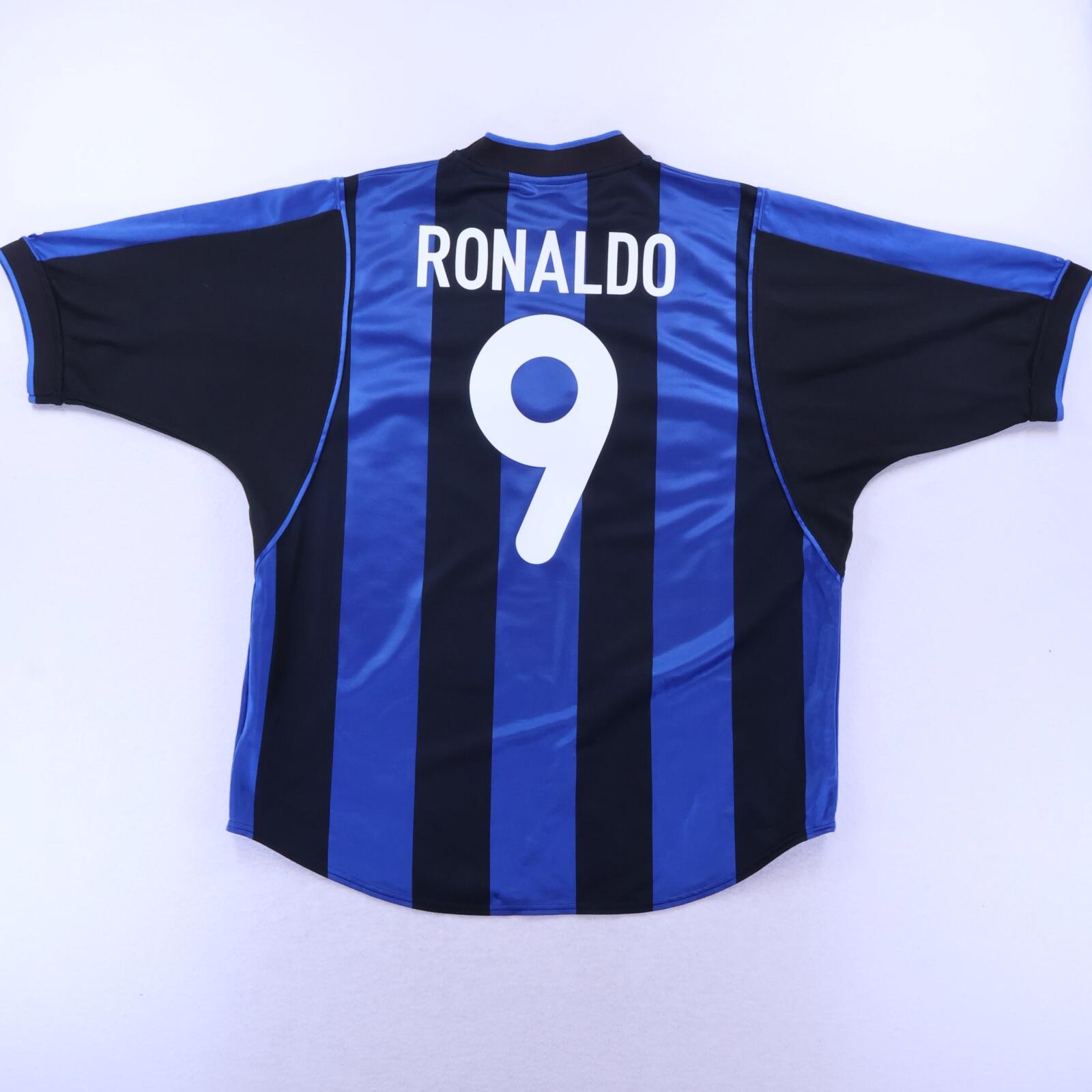 Inter Milan Ronaldo #9 2001/02 Home Shirt - XXL