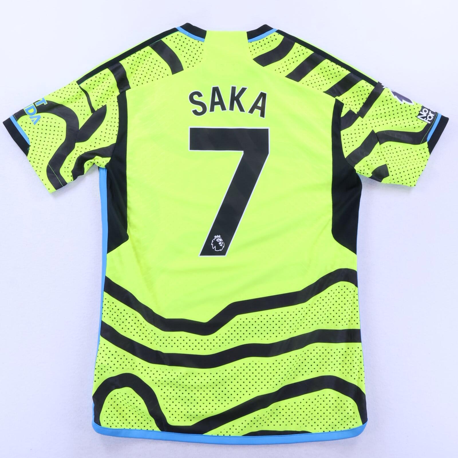 MINT* Arsenal Saka #7 2023/24 Match Issue Away Shirt - M