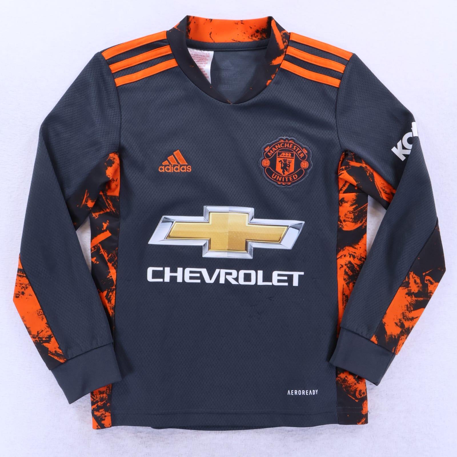 Manchester United 2020/21 Goalkeeper Shirt - Kids - XSB