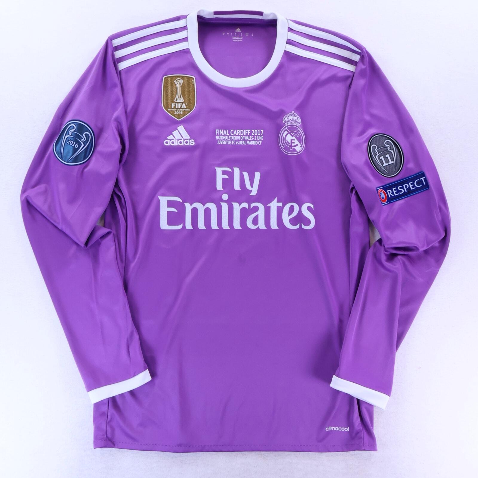 Real Madrid Ronaldo #7 2016/17 Away Shirt - Long Sleeve - S