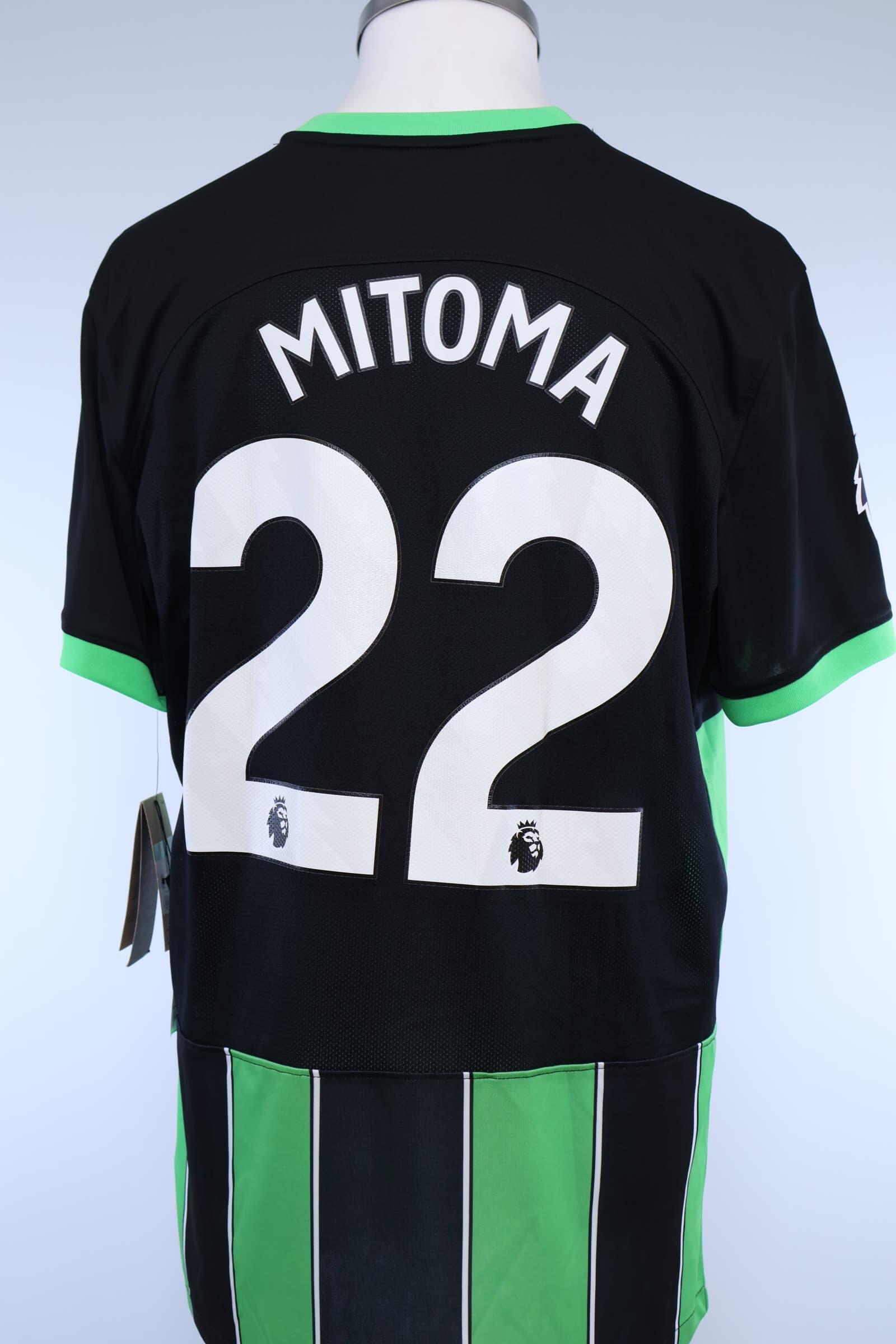 2023/24 - BRIGHTON & HOVE ALBION F.C - MITOMA - #22 - AWAY SHIRT - XL