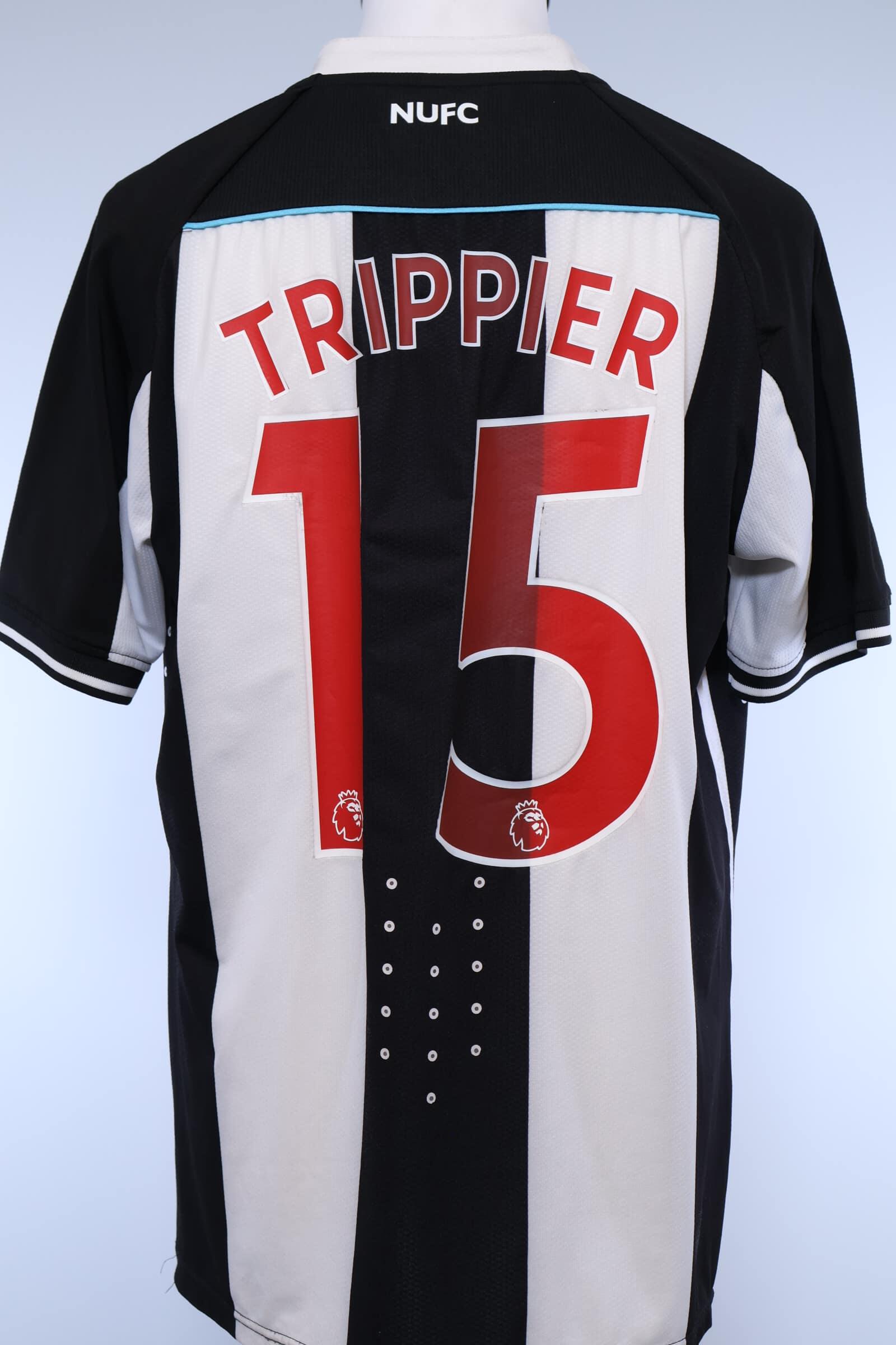 Newcastle United 2021/22 Trippier #15 Home Shirt - Player Issue - XLAuthentic Original Football Shirt