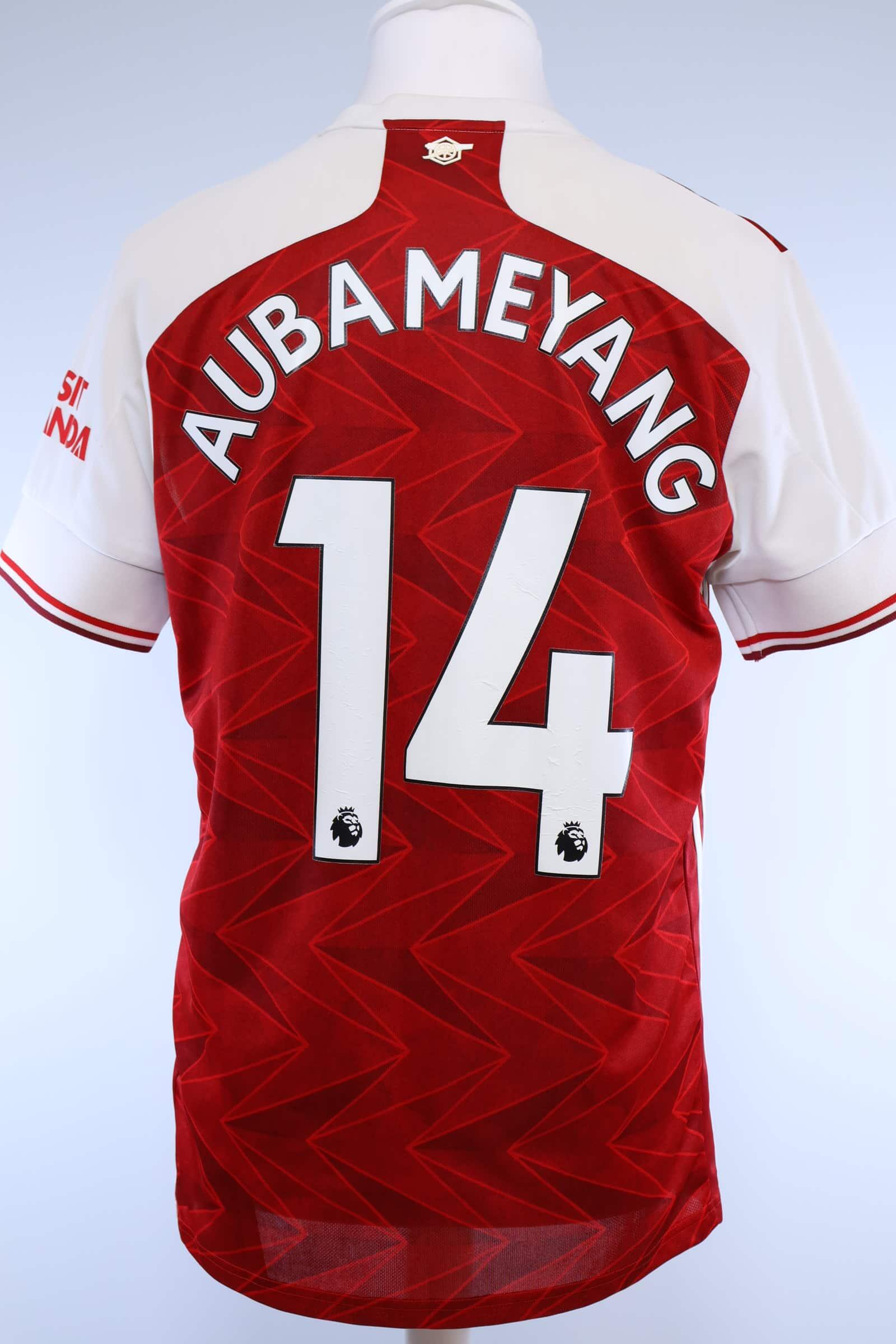 2020/21 - ARSENAL - AUBAMEYANG - #14 - HOME SHIRT - M