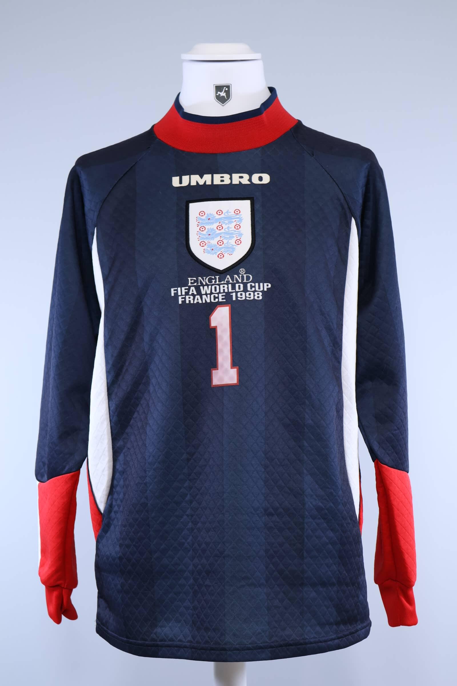 1997/98 - ENGLAND - SEAMAN - #1 - GOALKEEPER SHIRT - M