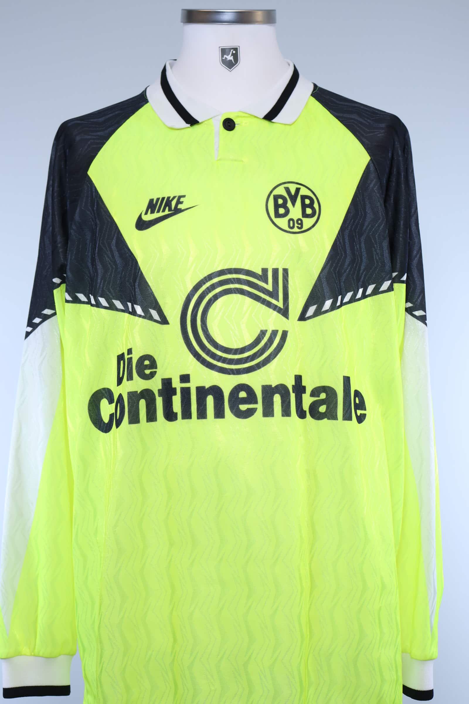 1990/91 - BORUSSIA DORTMUND - HOME SHIRT - XL
