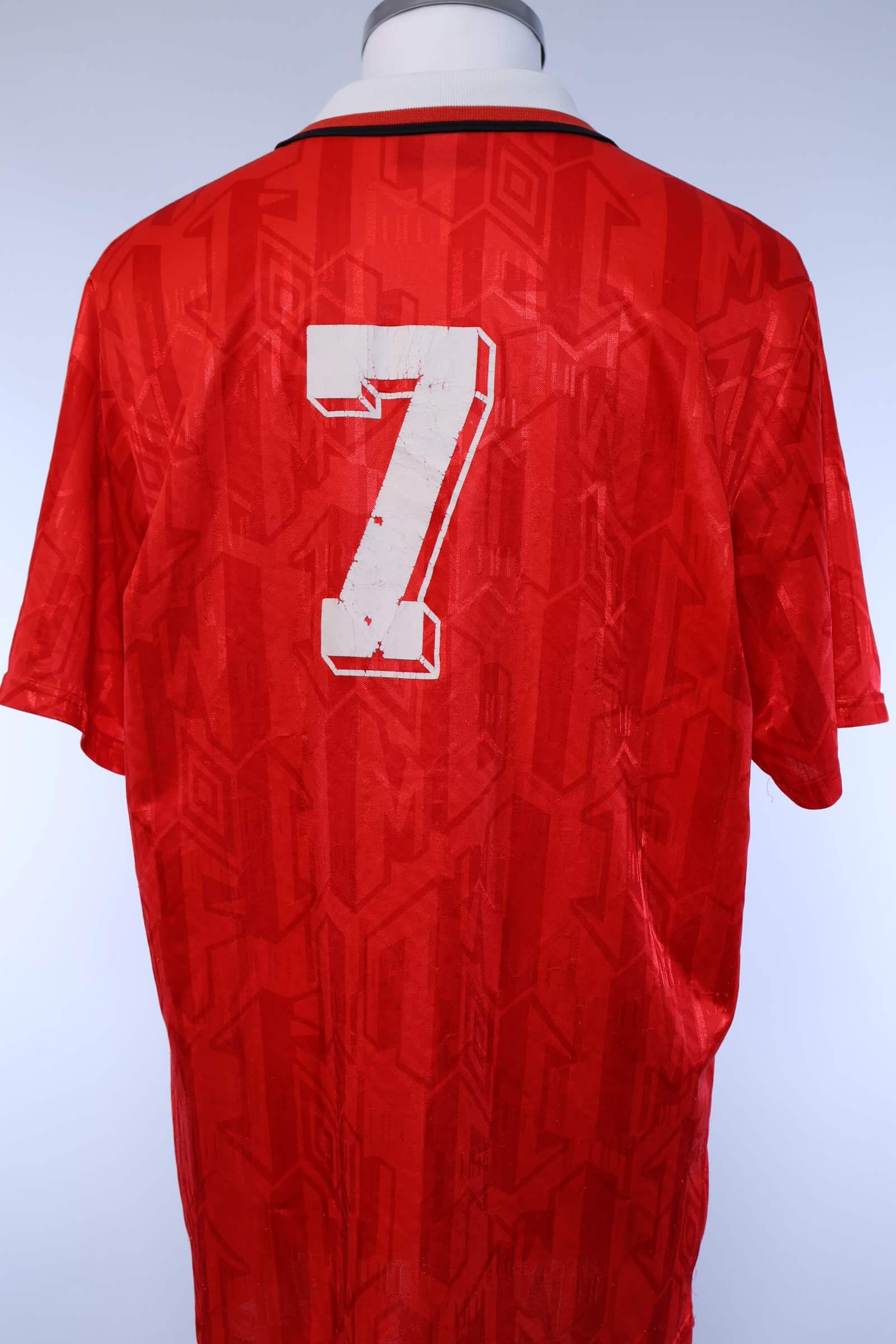 1992/93 - MANCHESTER UNITED - #7 - HOME SHIRT - XL