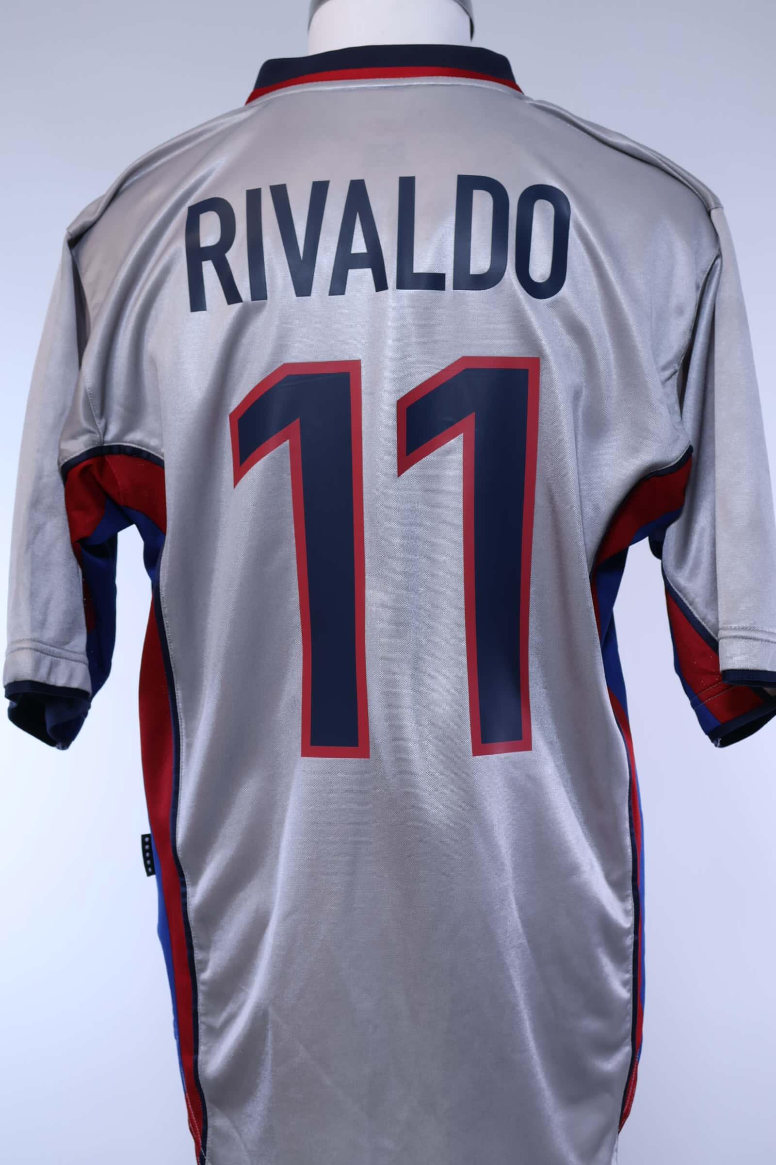 Barcelona 1998/01 Rivaldo #11 Away Shirt - LAuthentic Original Football Shirt