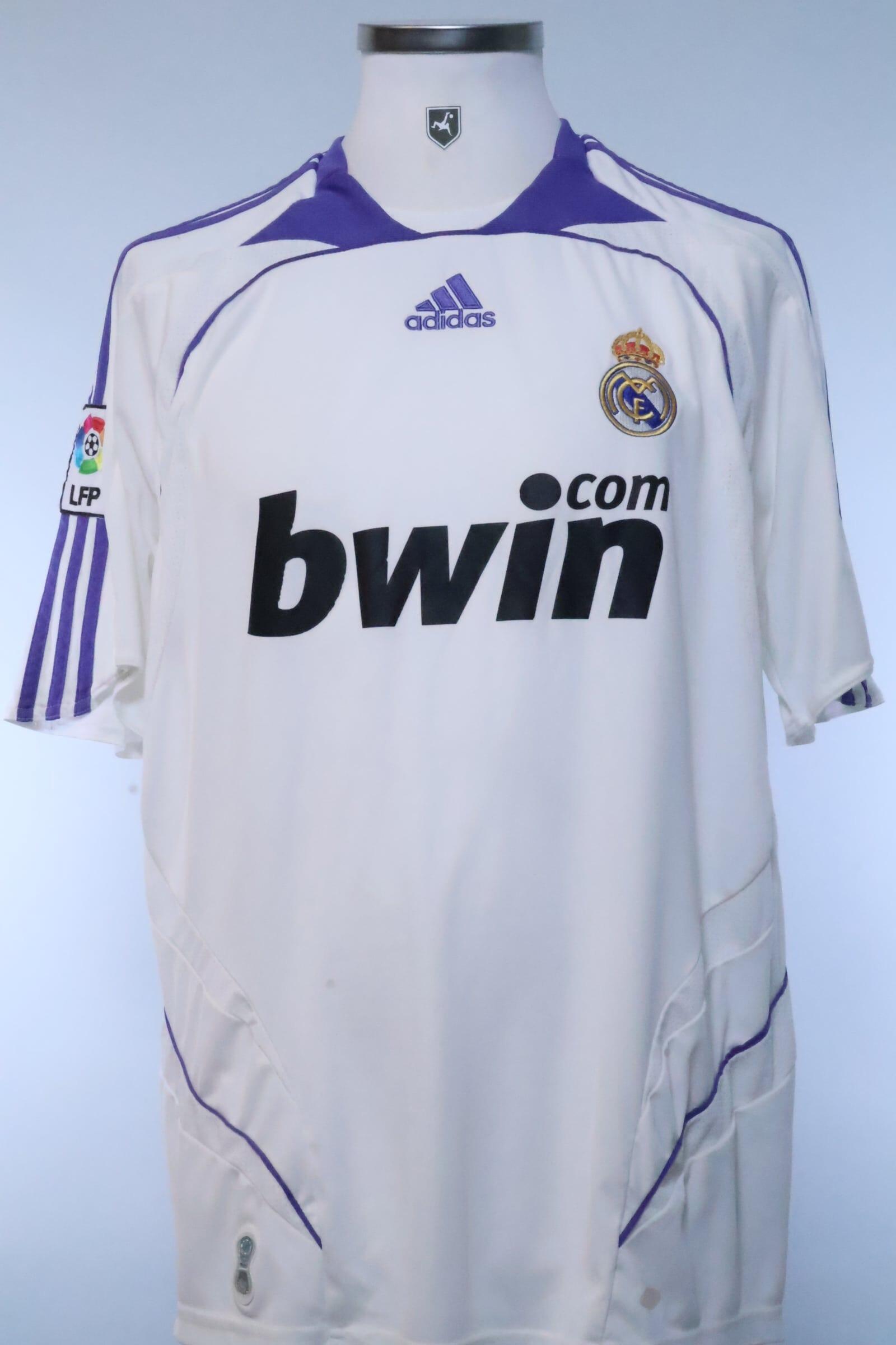 2007/08 - REAL MADRID - MARCELO - #12 - HOME SHIRT - L