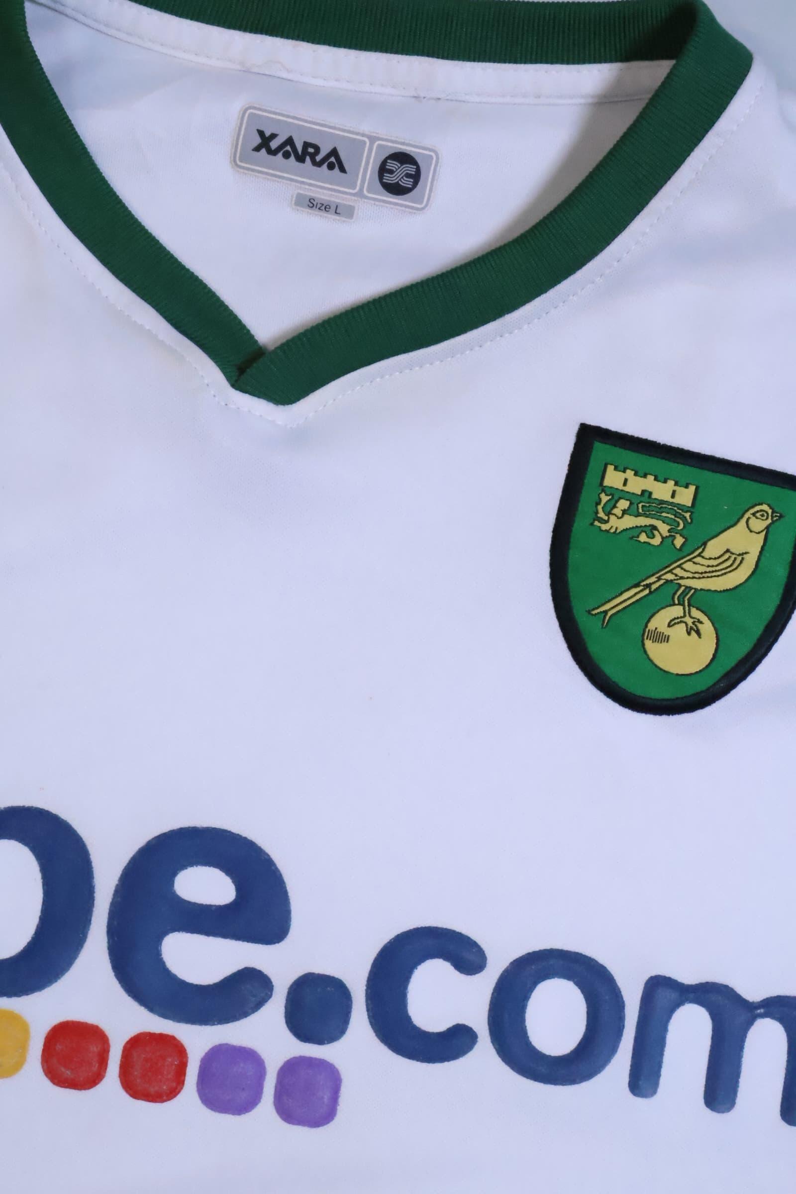 Maillot Domicile Norwich City 2005-2006 Xara - Taille YL (jaune, Adulte)