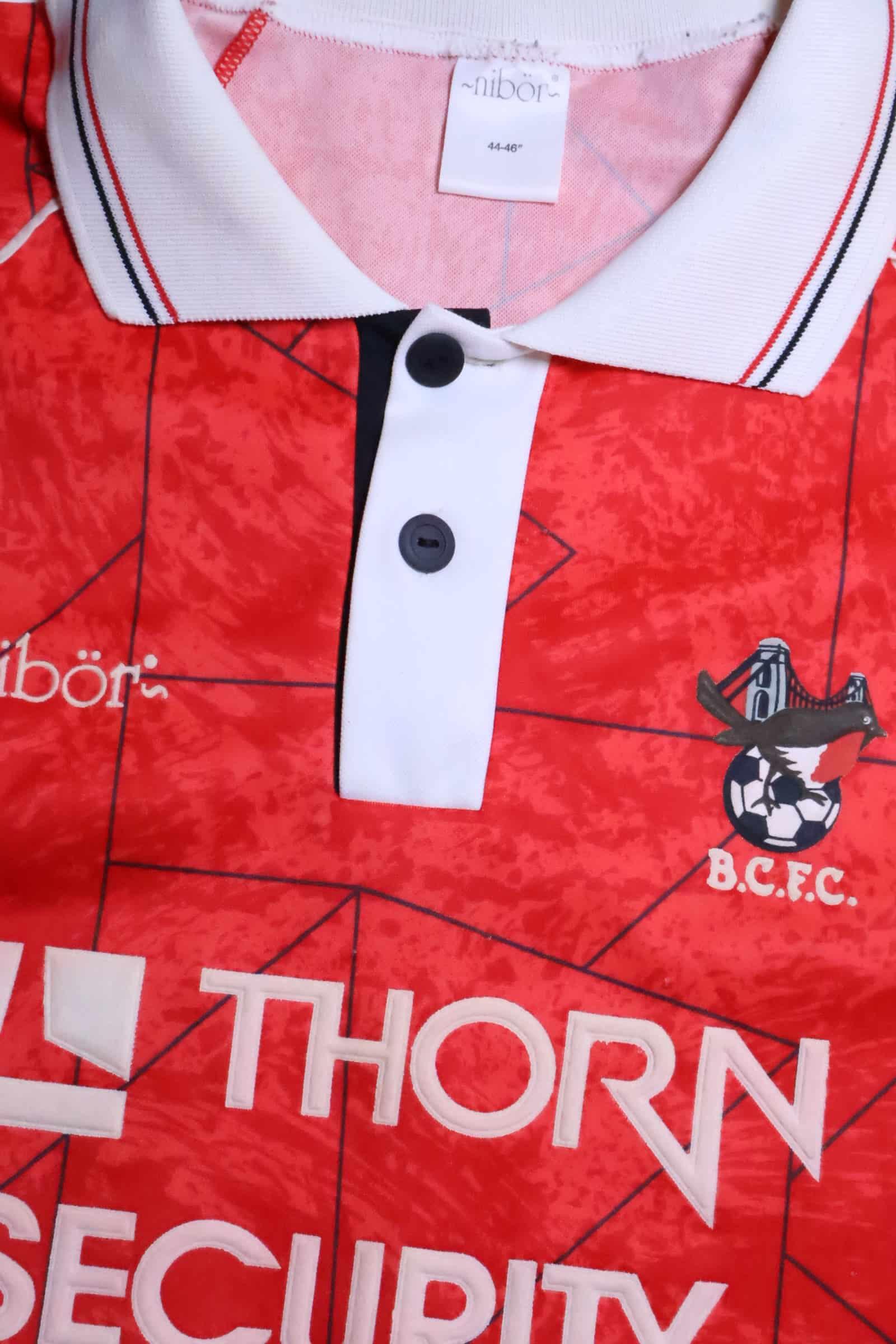 1992/93 - BRISTOL CITY F.C - HOME SHIRT - L