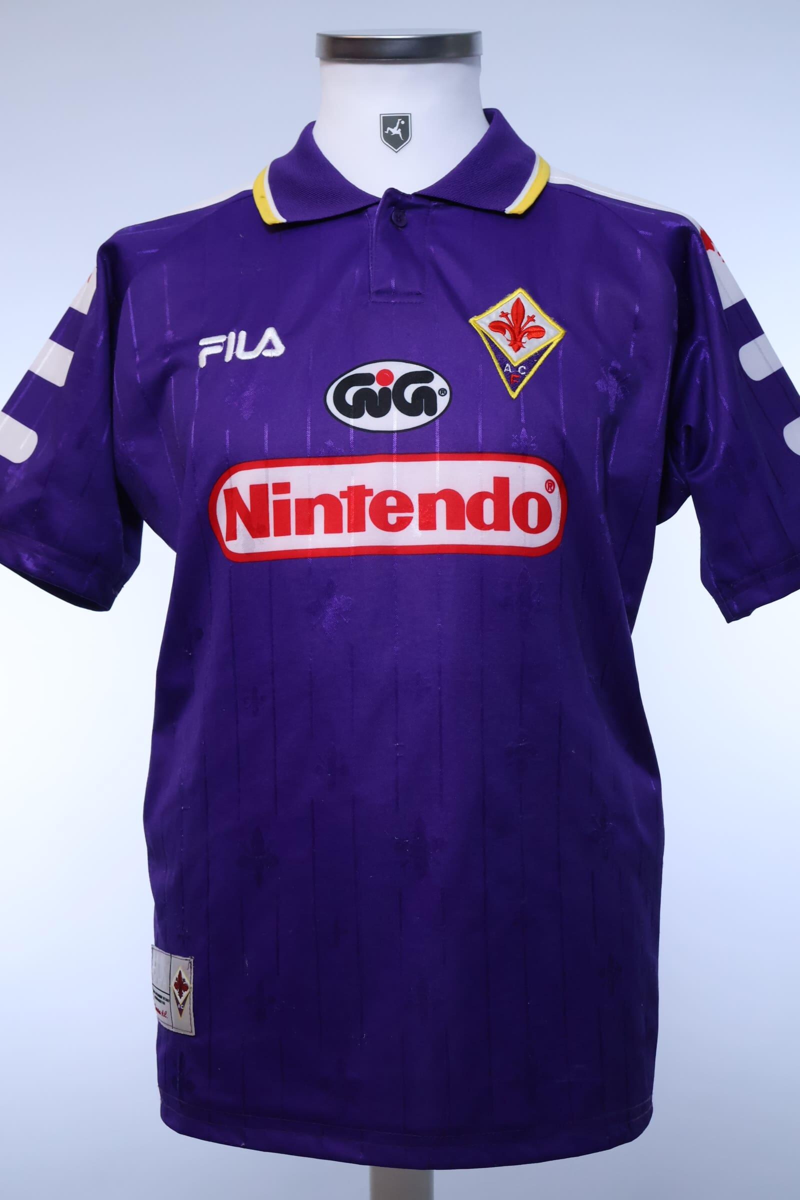 1998/99 - FIORENTINA - BATISTUTA - #9 - HOME SHIRT - PROTOTYPE - M