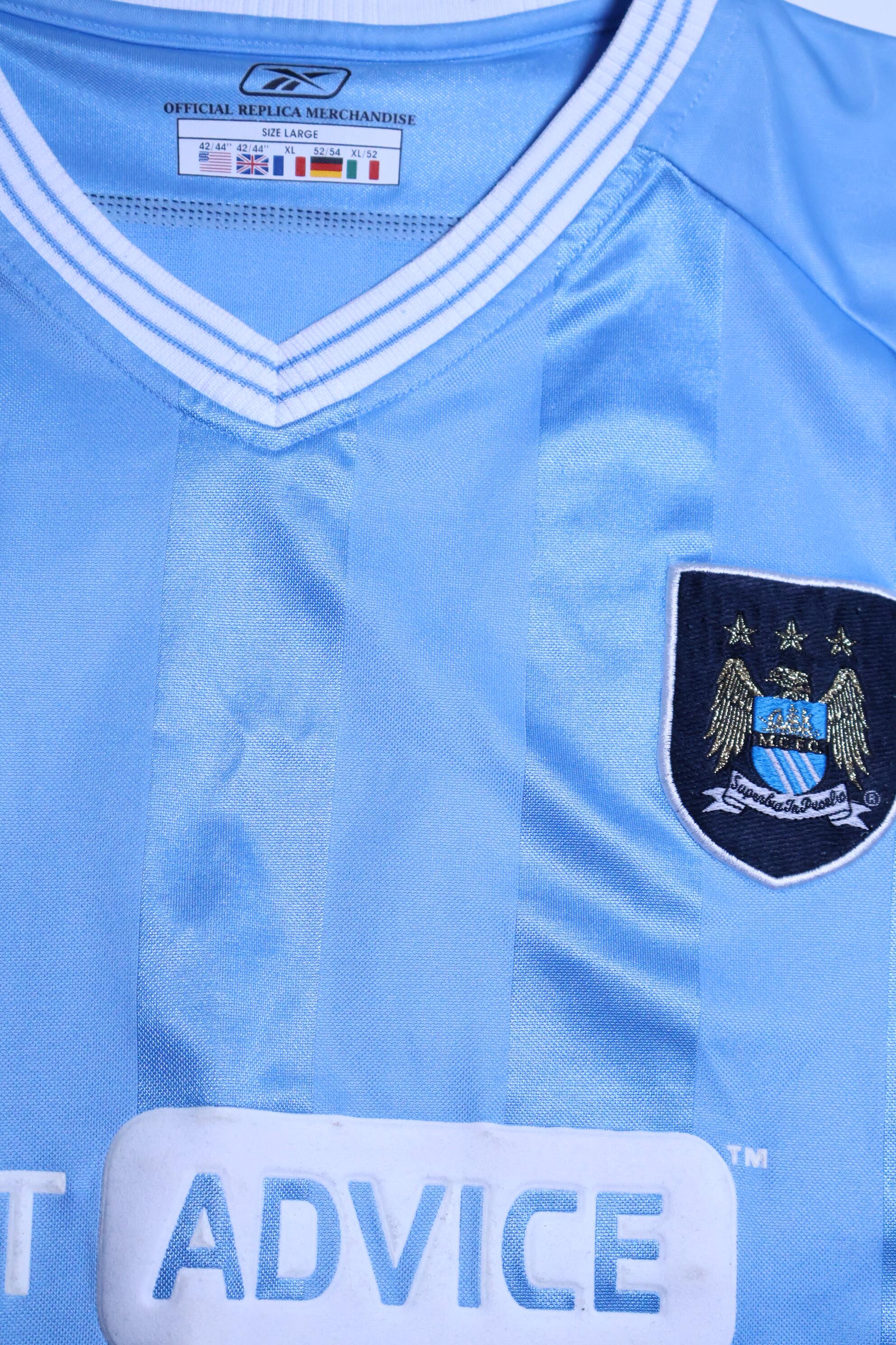 Manchester City Anelka #39 2003/04 Home Shirt - XL