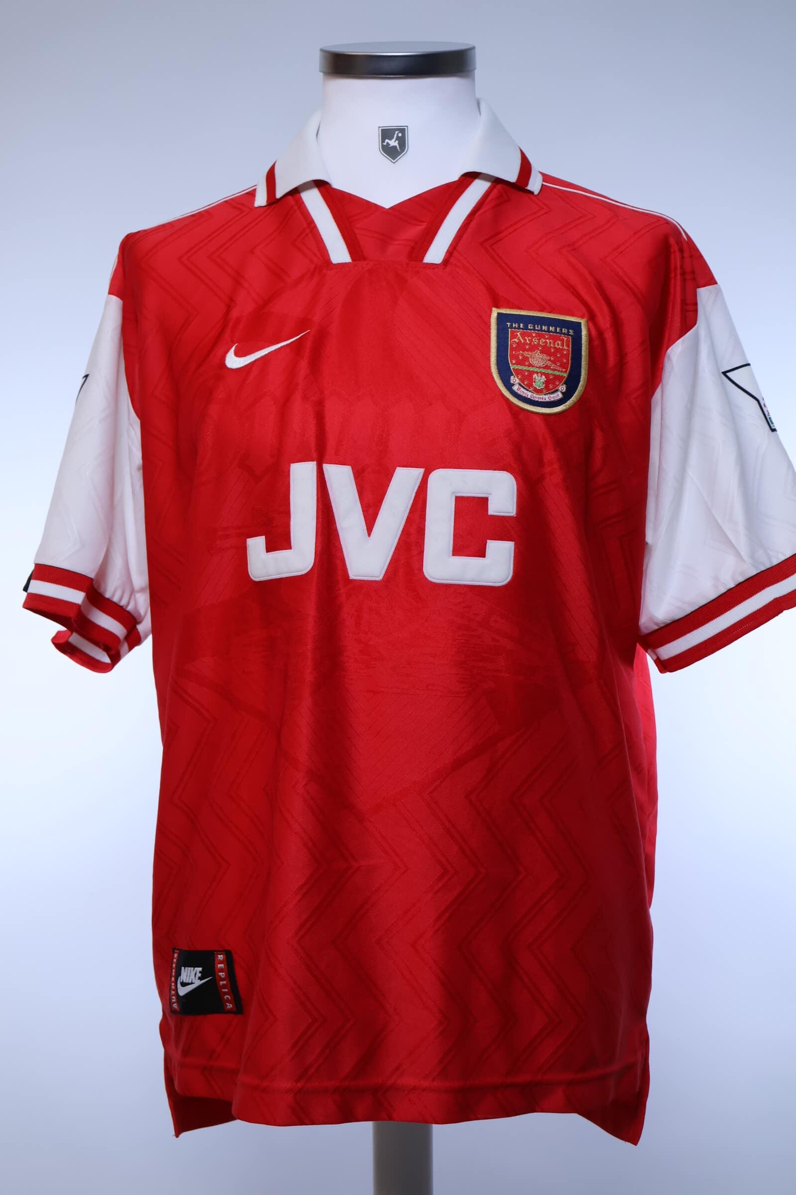 Arsenal Adams #6 1996/98 Home Shirt - L