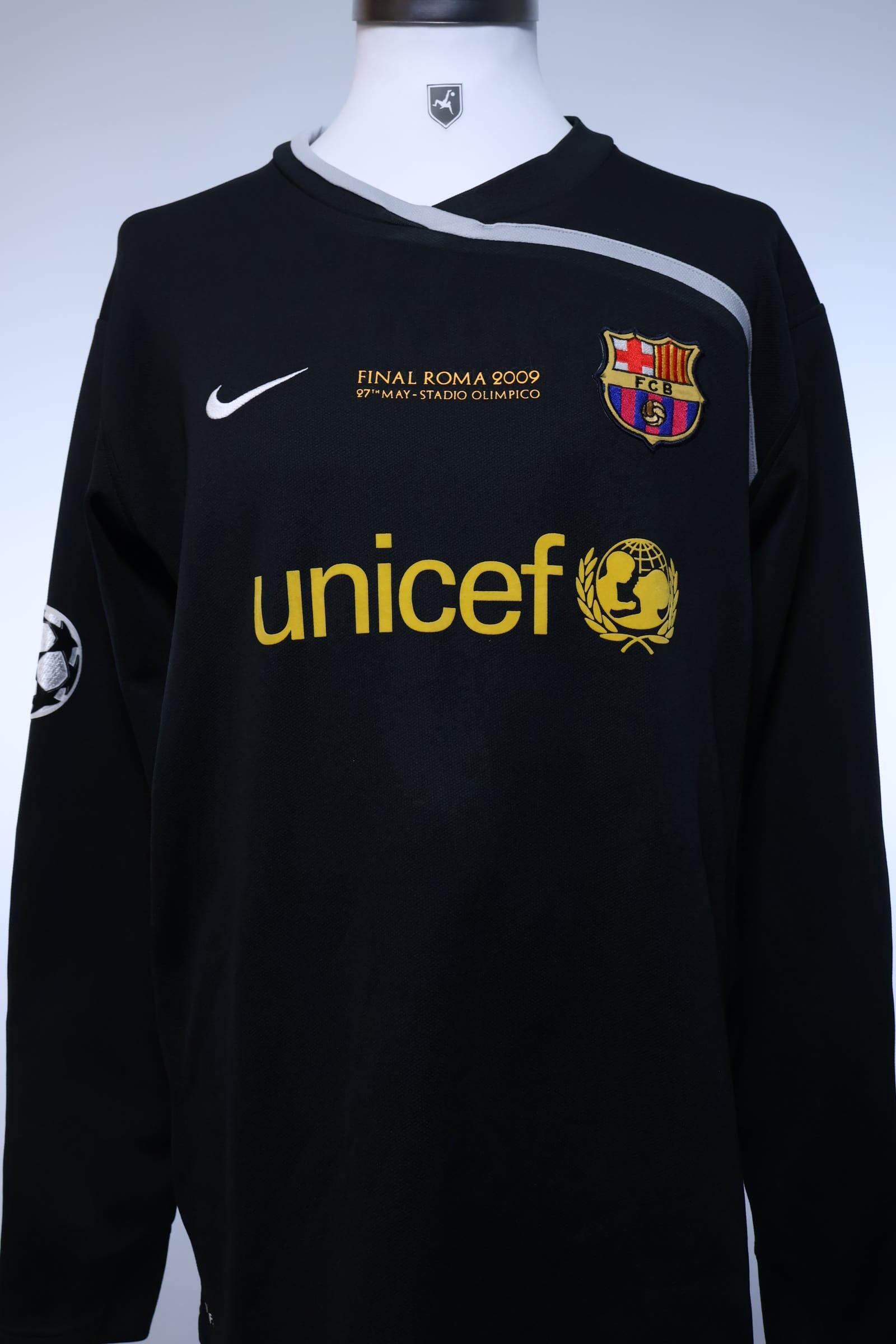 Fc Barcelona V.Valdes #1 2008/09 Goalkeeper Shirt - XL