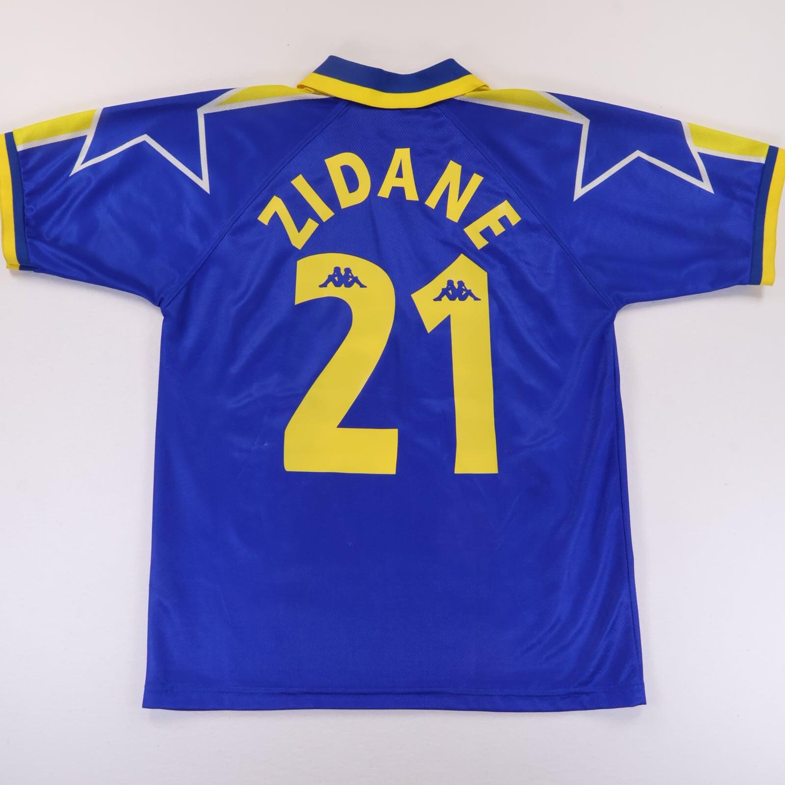 Juventus Zidane #21 1996/97 Away Shirt - M