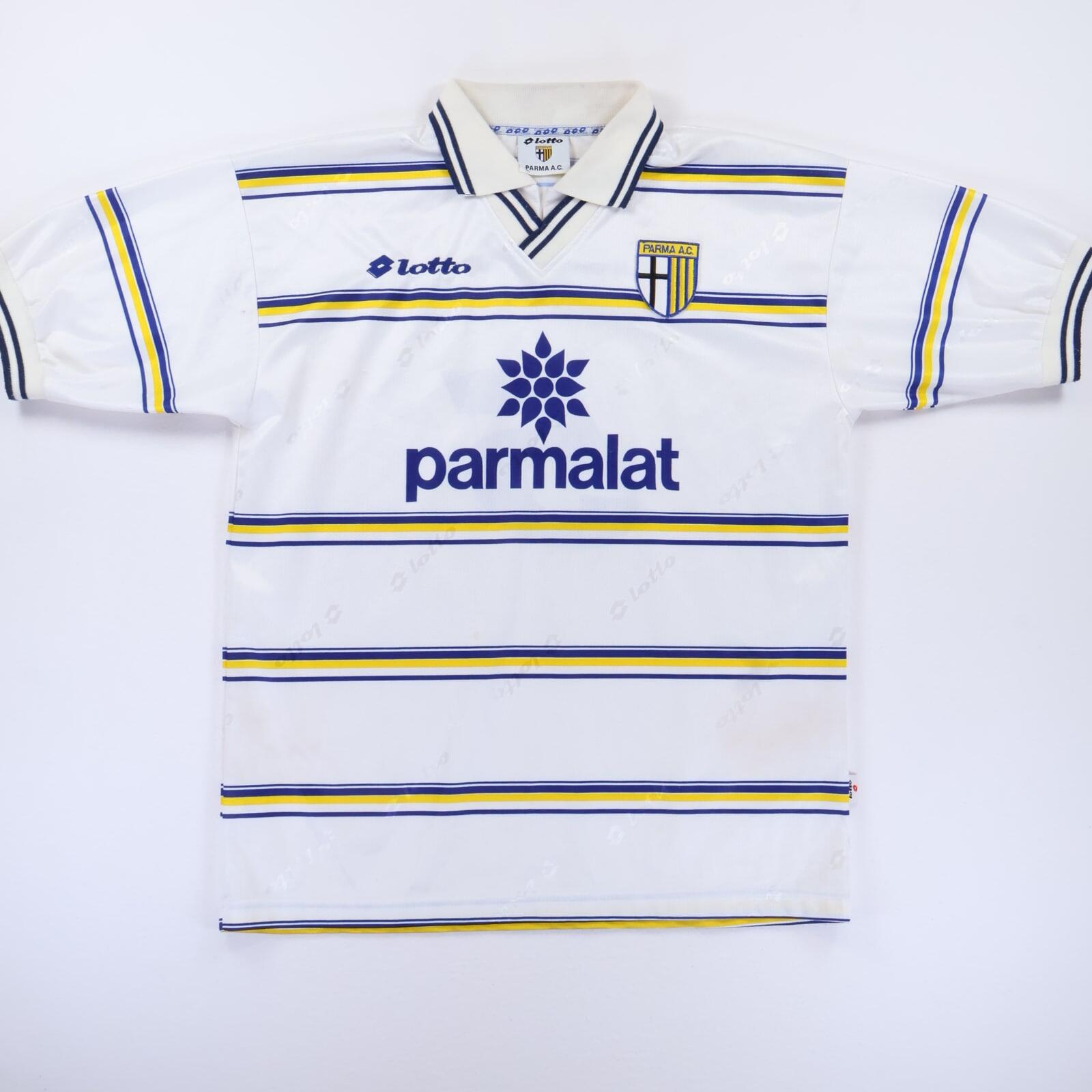 【正規品1998-99 LOTTO Parma  shirt】 1998-99 Parma Training Lotto Shirt *Mint* XL | Vintage Football Shirts