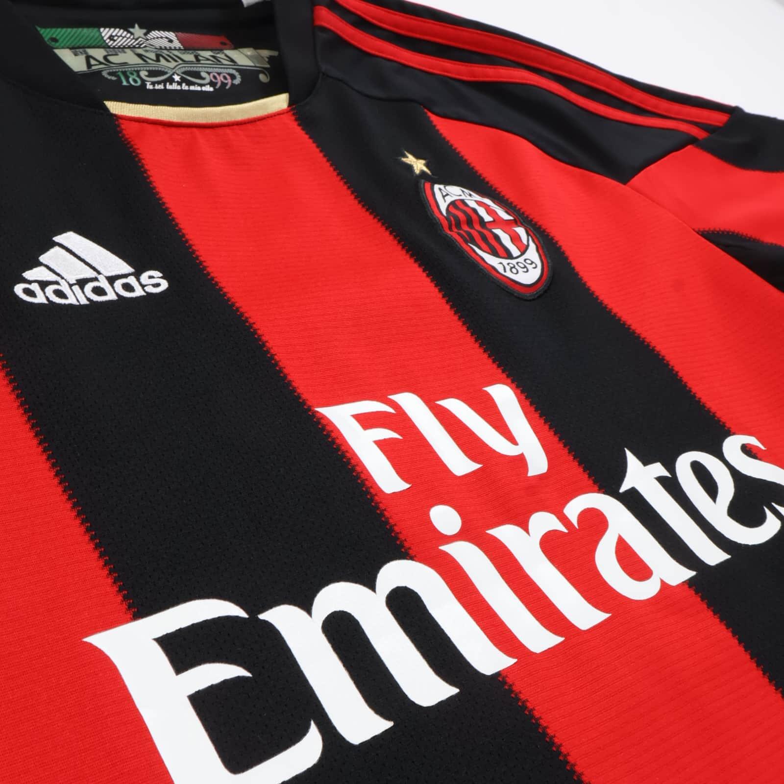 Ac Milan Inzaghi #9 2010/11 Home Shirt - M