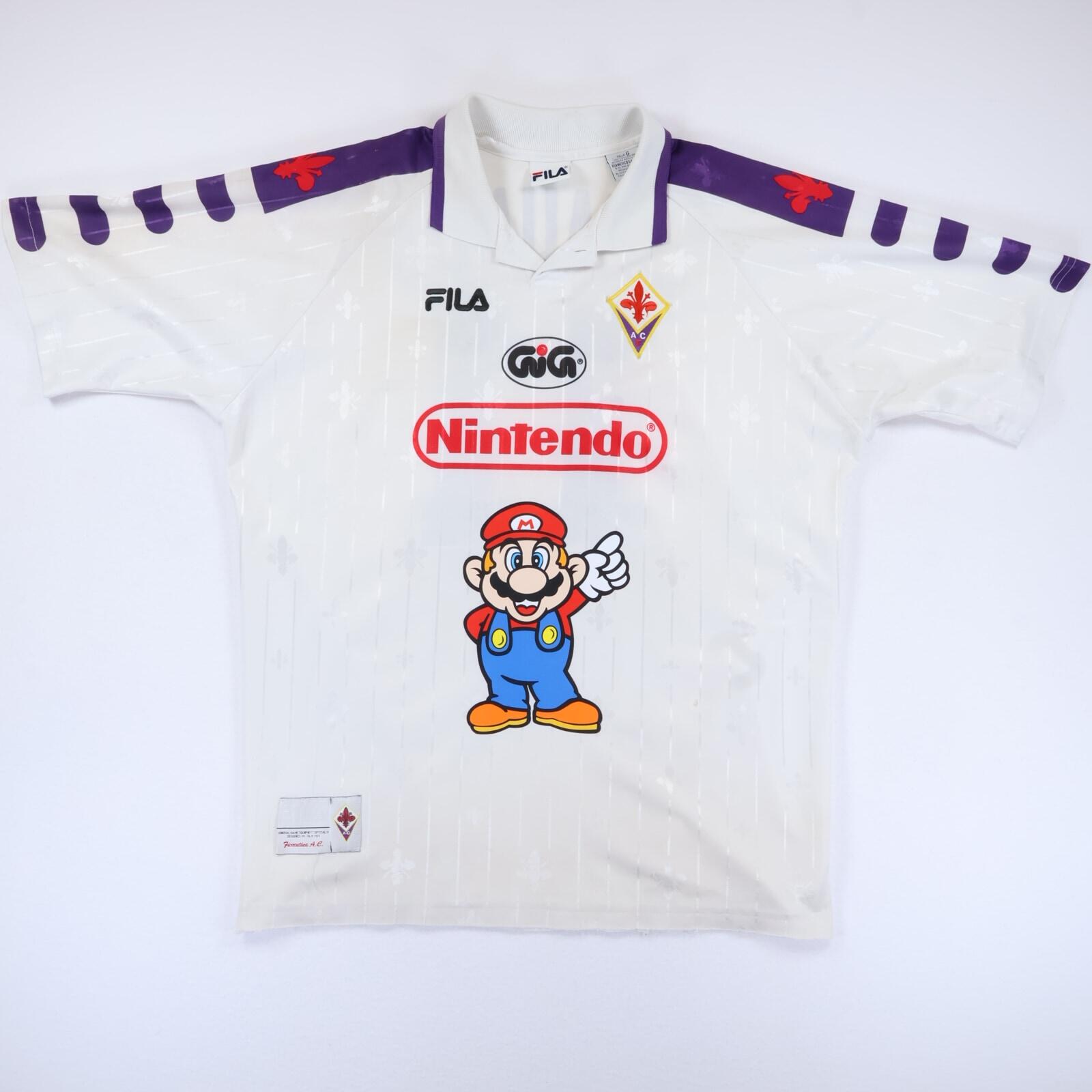 Fiorentina Edmundo #11 1997/98 Away Pro Shirt - XL
