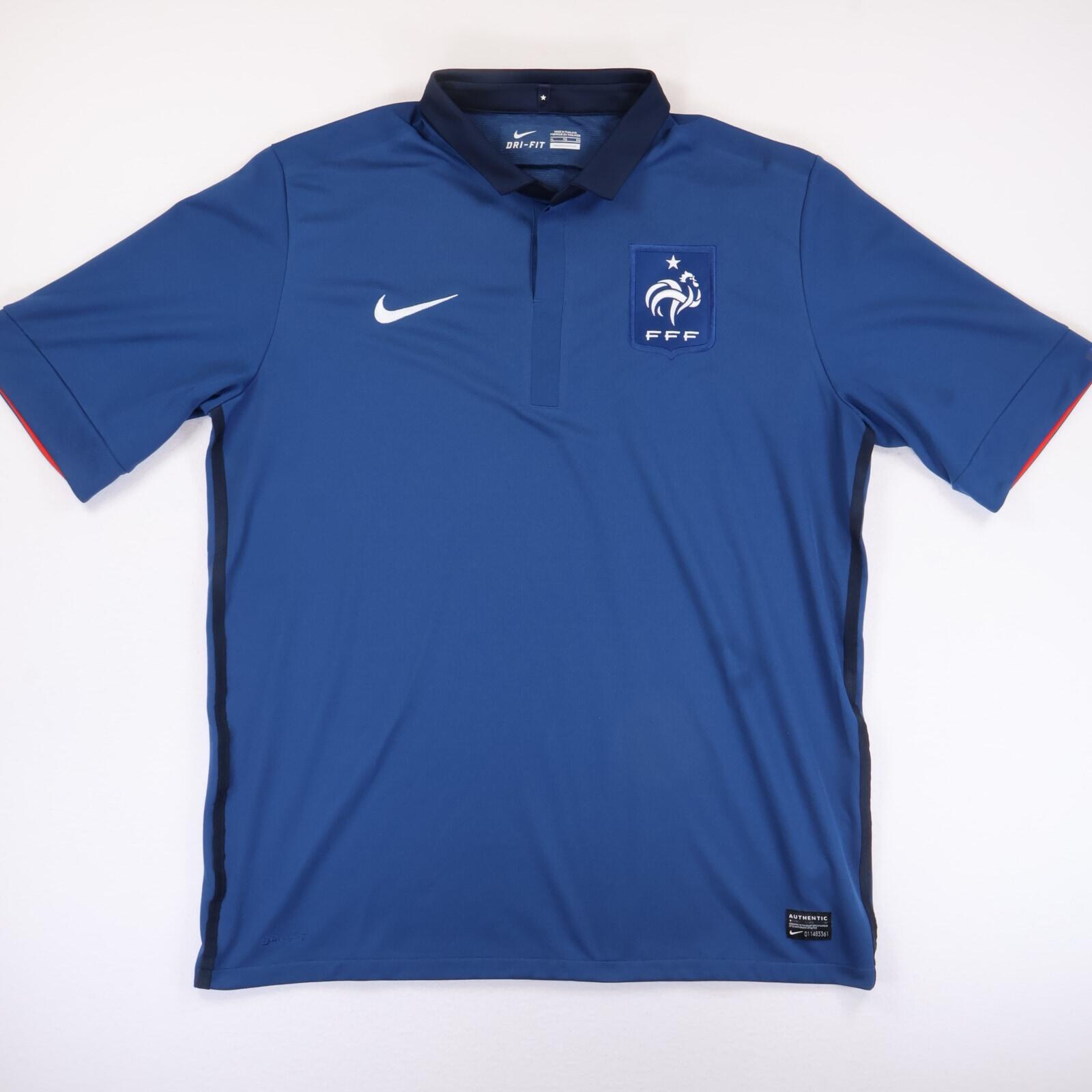 France 2013/14 Home Shirt - XL- FRONT