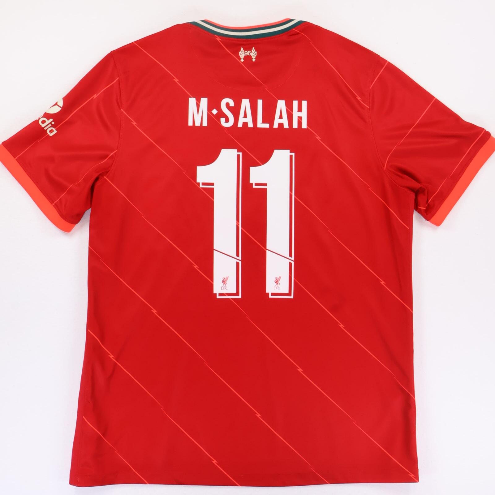 Liverpool F.C M. Salah #11 2021/22 Home Shirt - XL