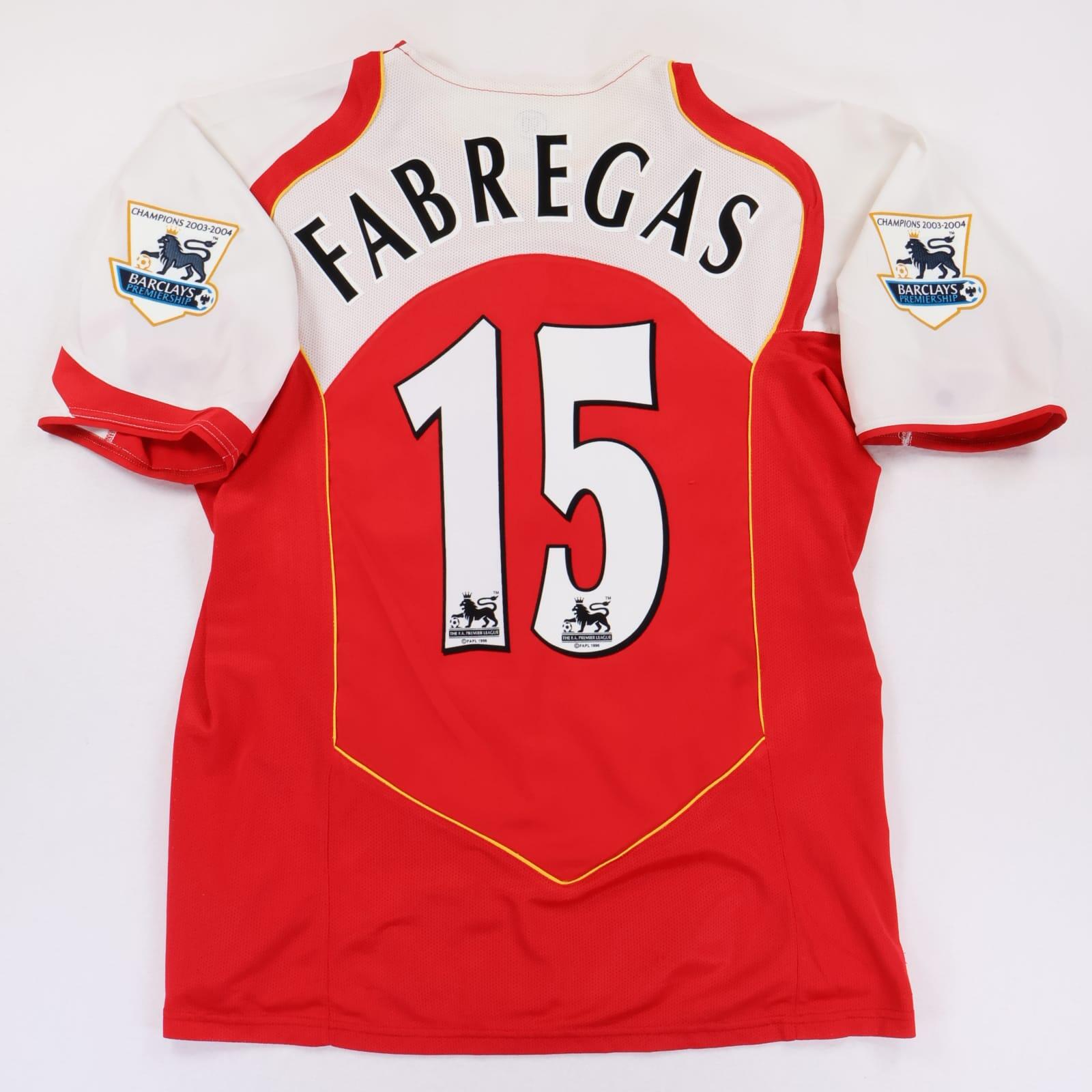 Arsenal Fabregas #15 2004/05 Home Shirt - L