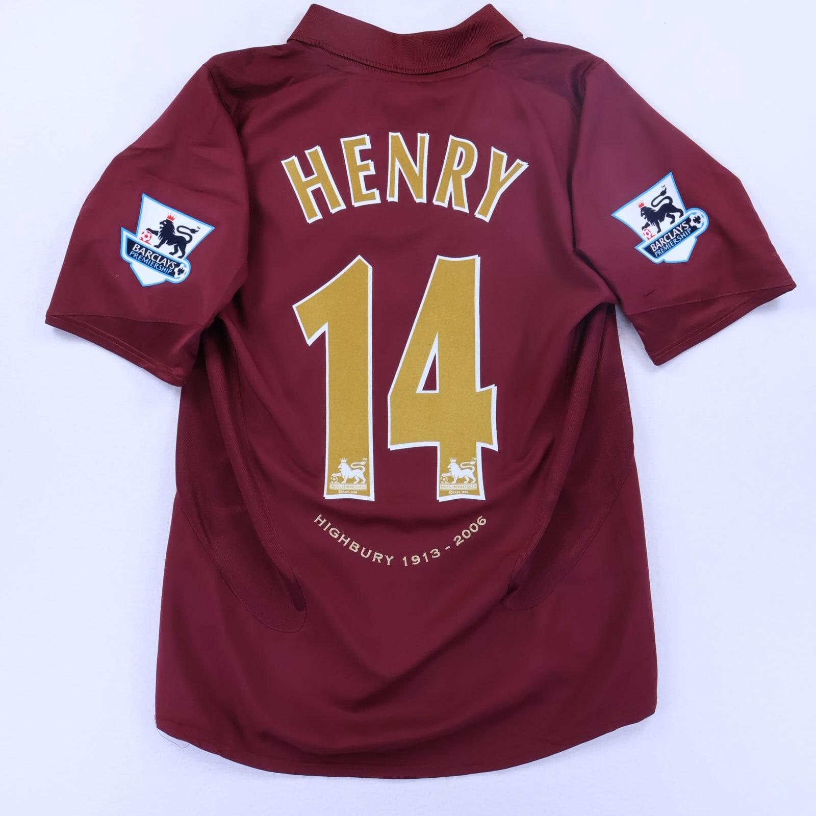 Arsenal Henry #14 2005/06 Home Shirt - M