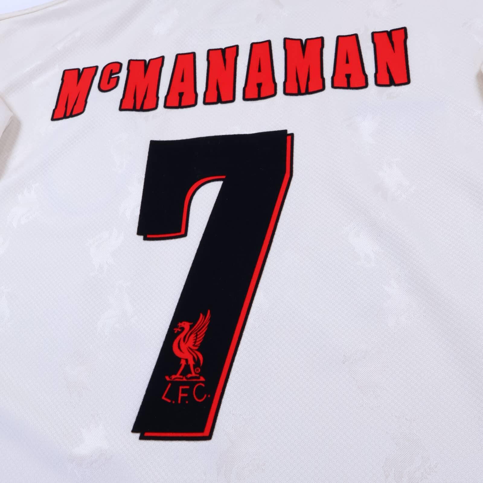 1996/97 リバプール Liverpool FC #7 マクマナマン Liverpool F.C Mcmanaman #7 1996/97 Away Shirt - XL