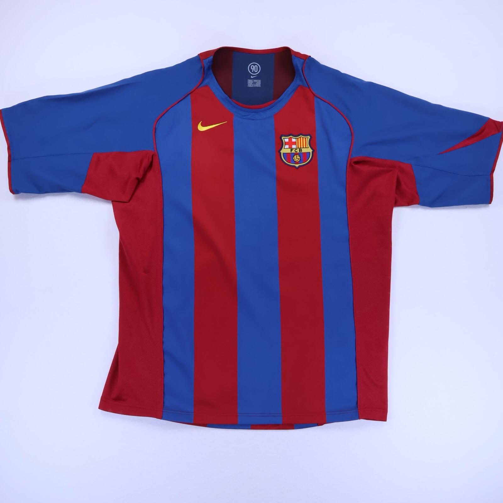 Barcelona Larsson #17 2004/05 Home Shirt - XL