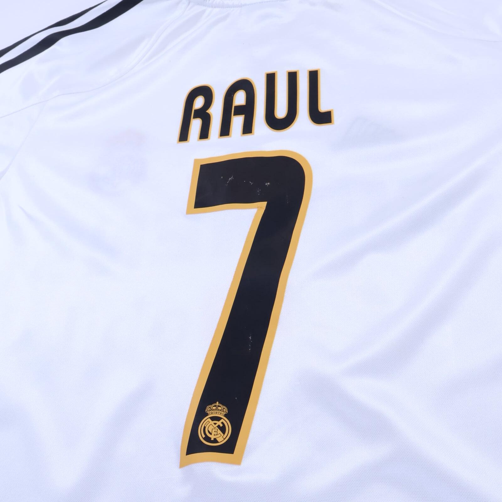 Real Madrid Raul #7 2004/05 Home Shirt - M