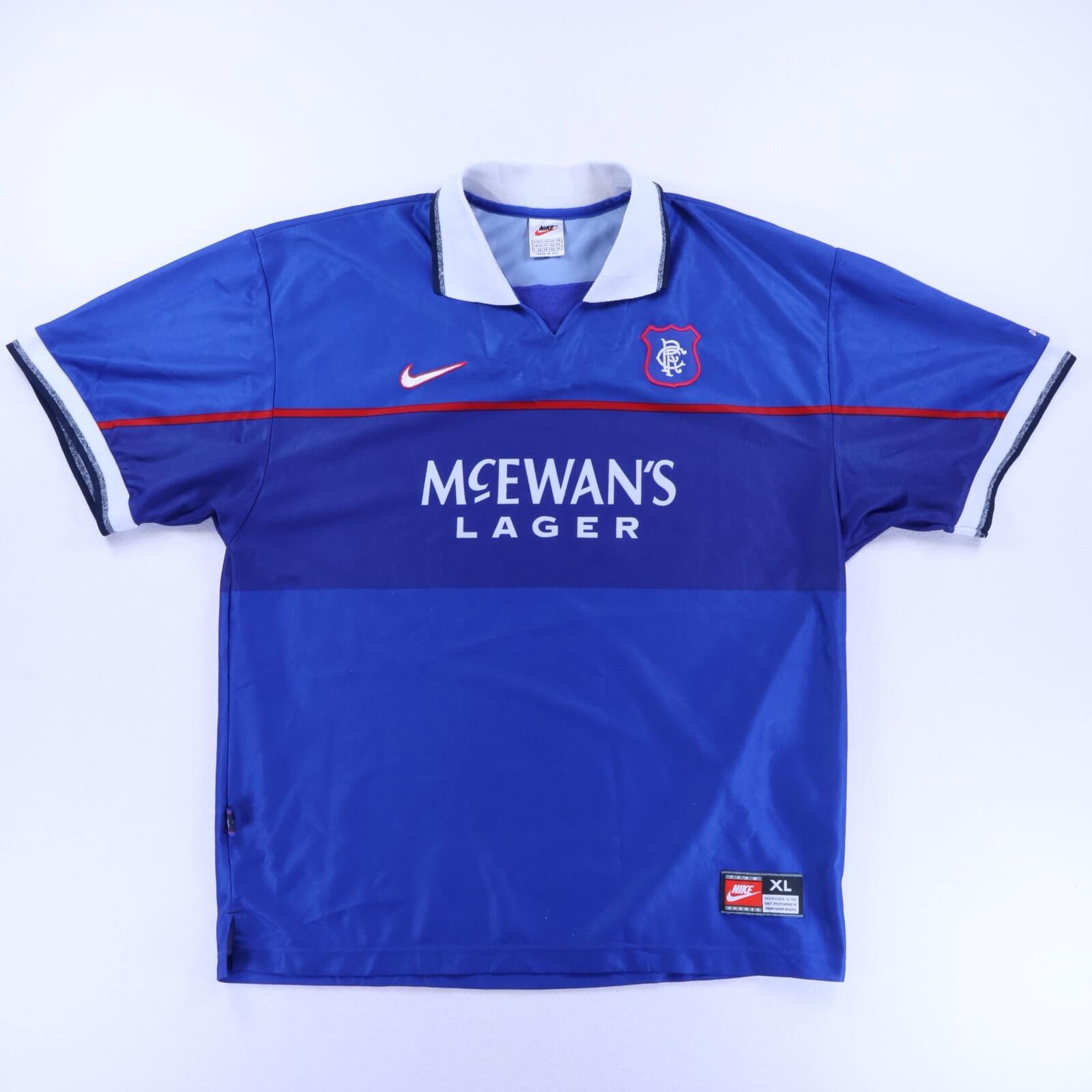 Rangers Fc 1997/98 Home Shirt - XL