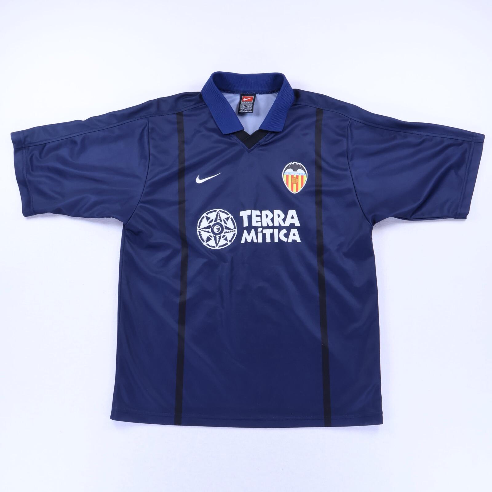 Valencia Cf 2000/01 Away Shirt - Nike Basic - M