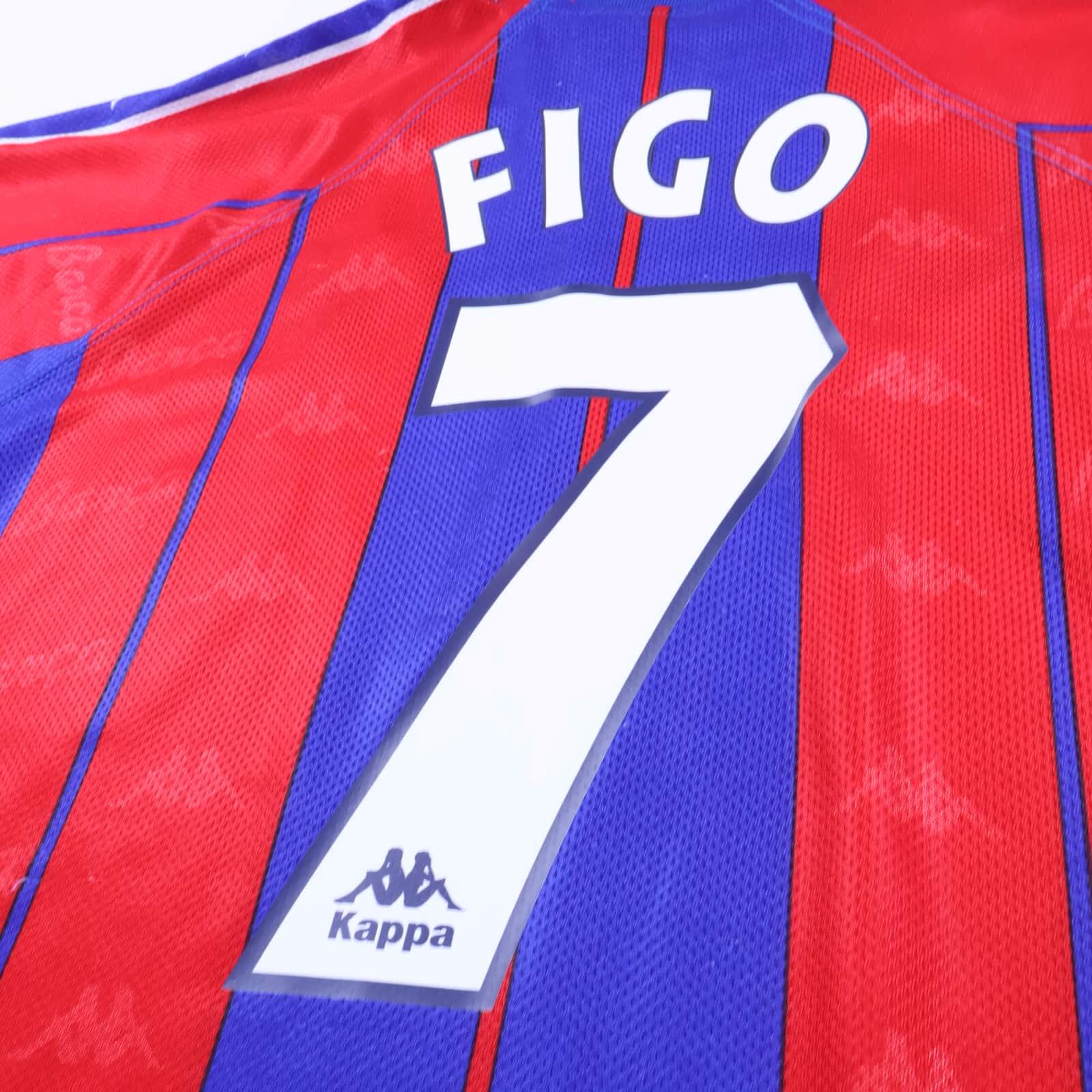 Barcelona Figo #7 1997/98 Home Shirt - M
