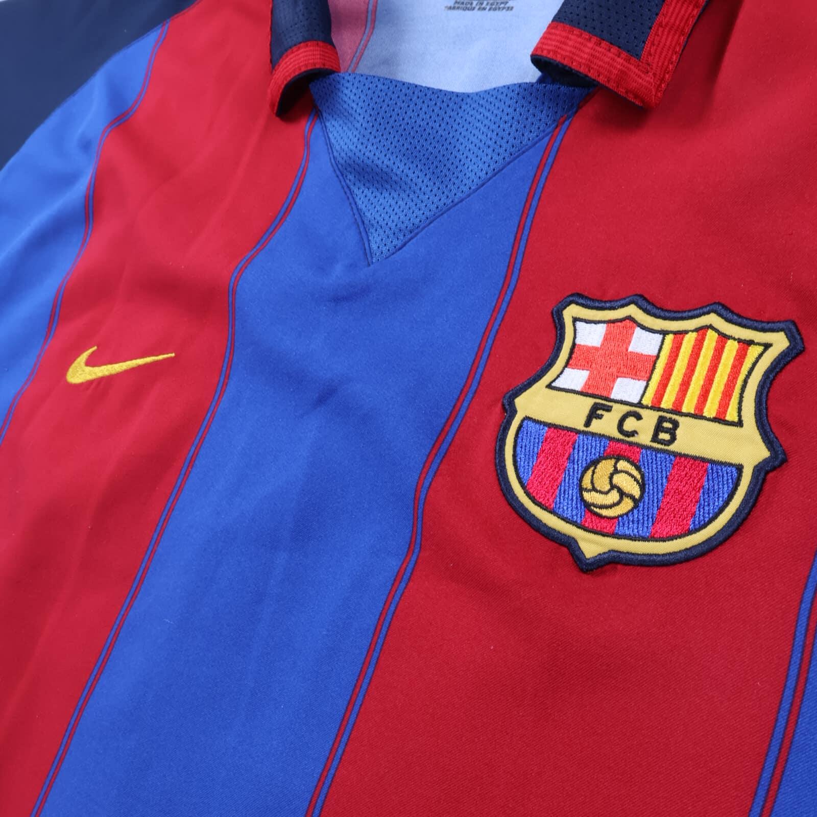 Barcelona Ronaldinho #10 2003/04 Home Shirt - XL