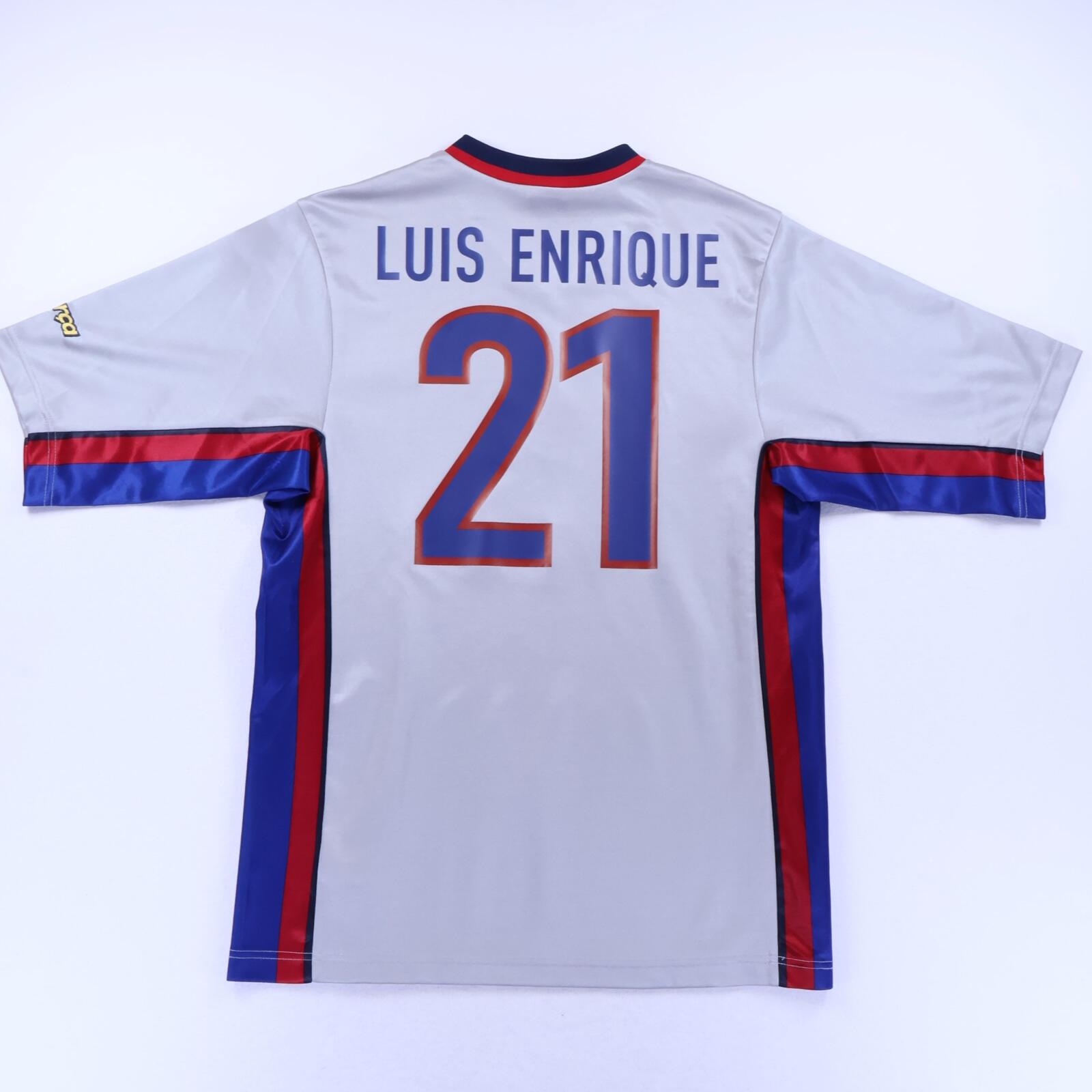 Barcelona Luis Enrique #21 1998/01 Away Shirt - M