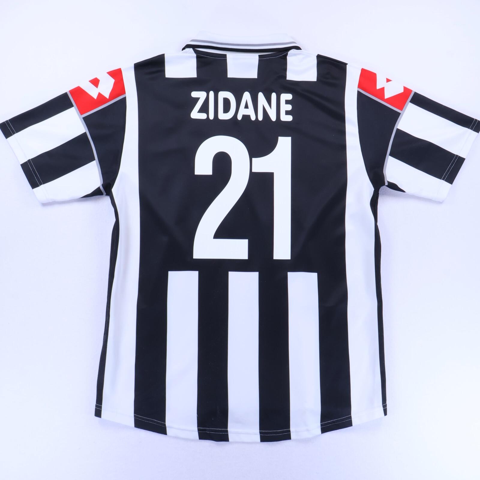 Juventus Zidane #21 2000/01 Home Shirt - L