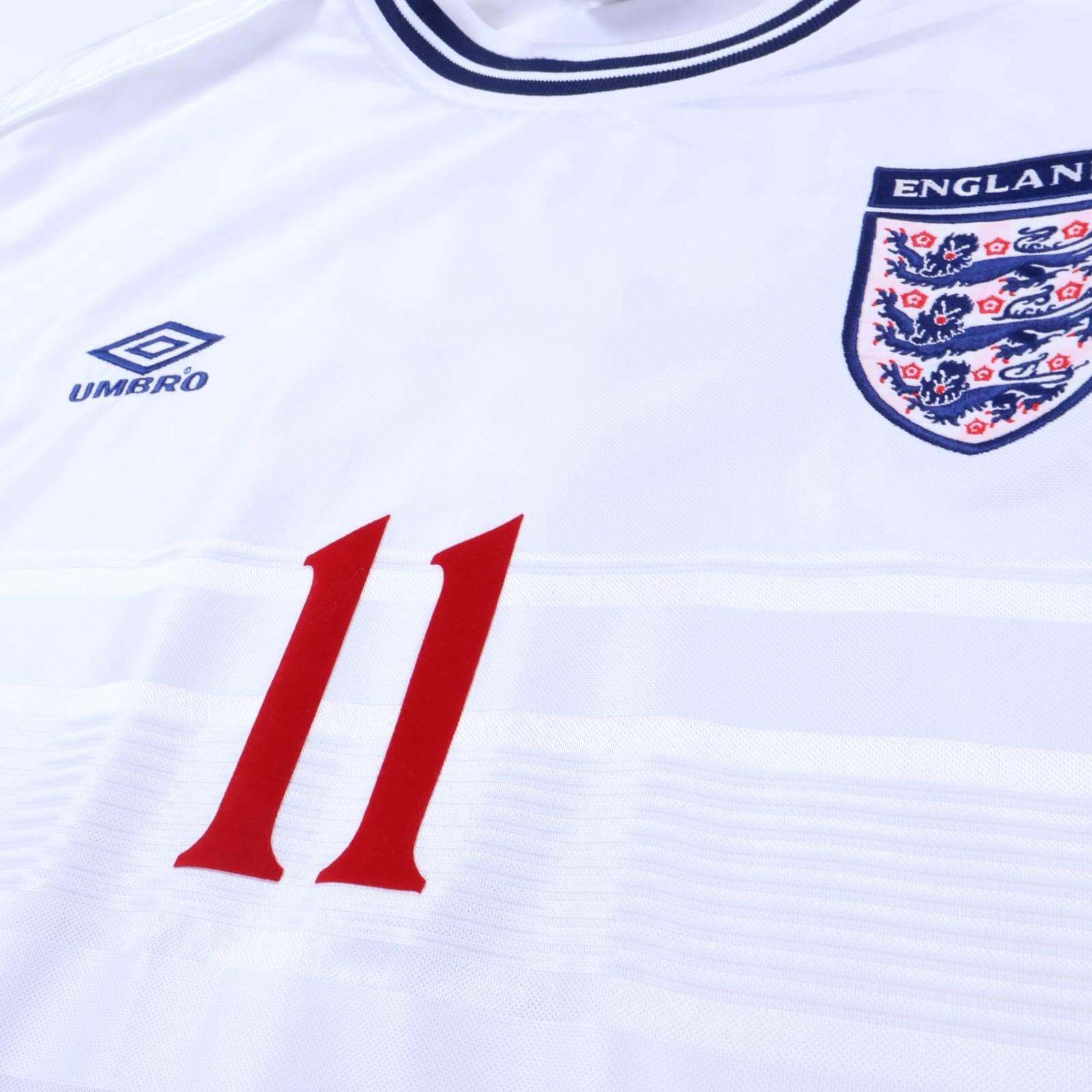 England Mcmanaman #11 1999/01 Home Shirt - XL