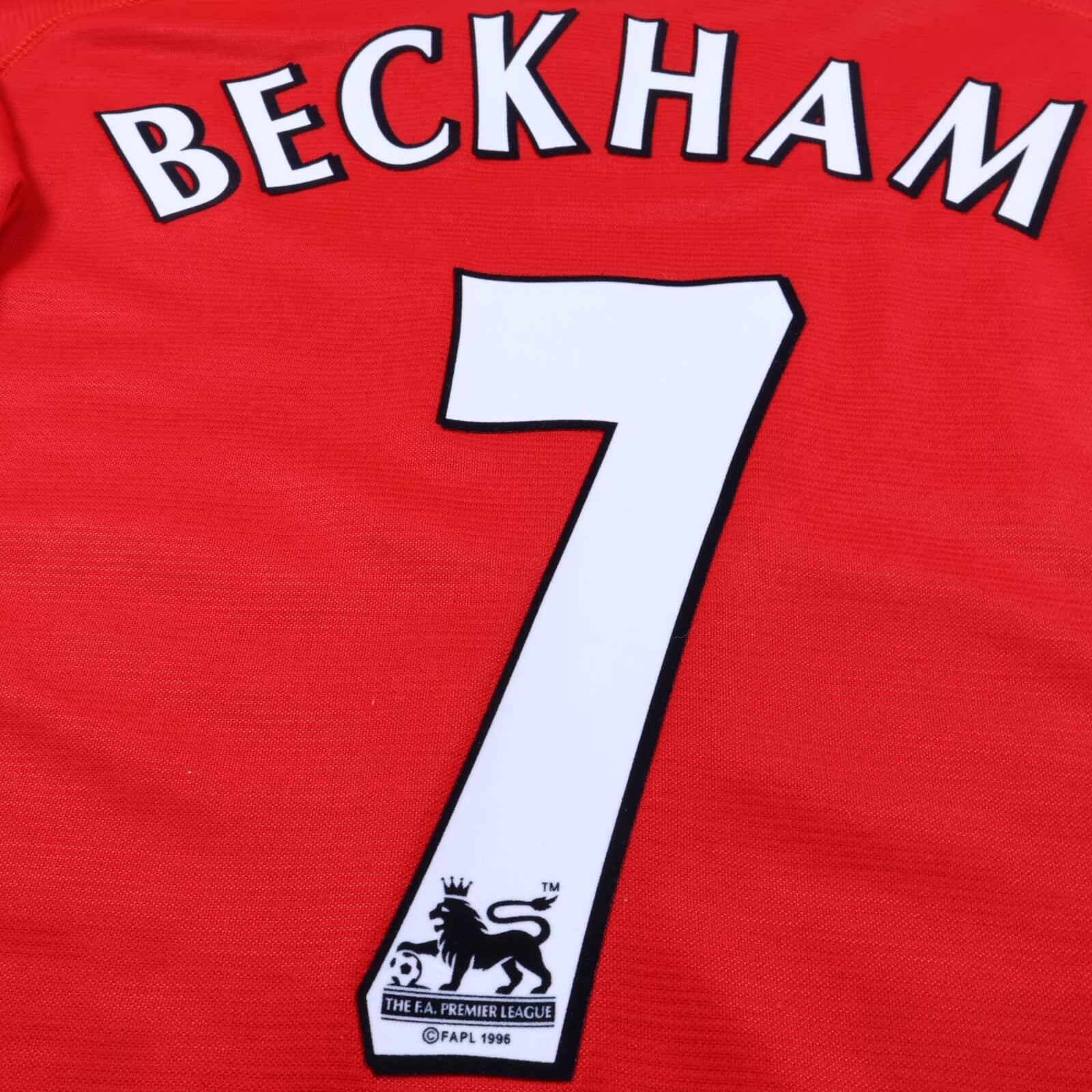 Manchester United Beckham #7 2000/02 Home Shirt - XL