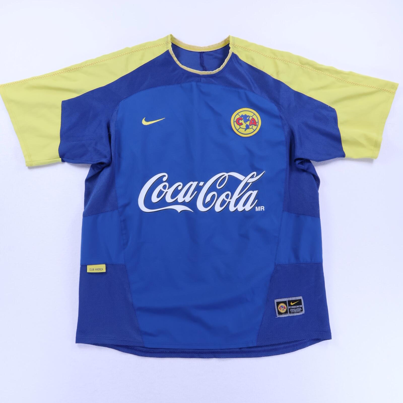Nike Club América シャツ 青　2002-2003 T Club América 2002/04 Away Shirt - L