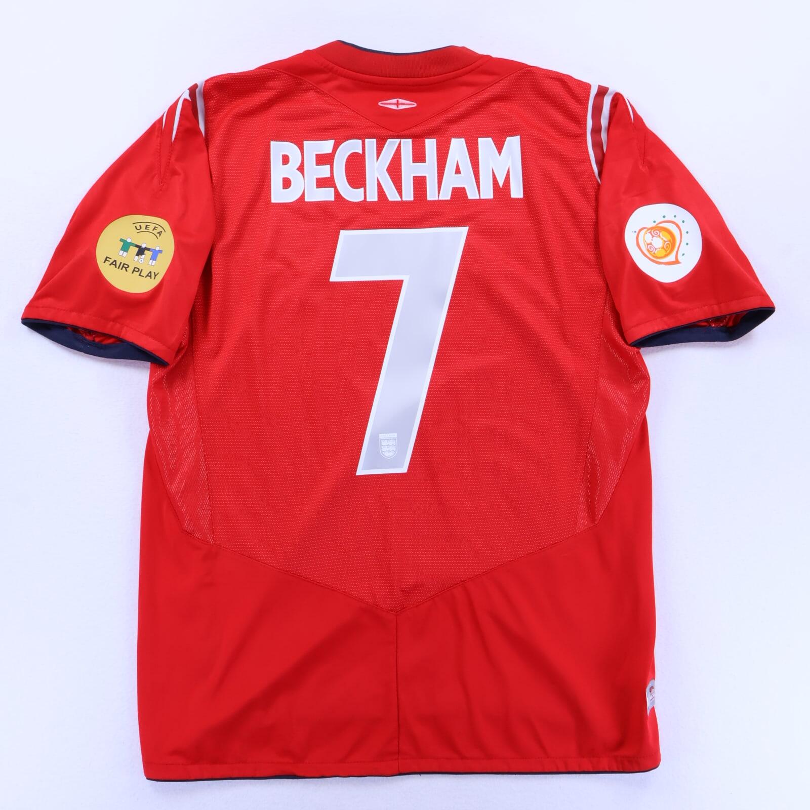 England Beckham #7 2004/06 Away Shirt - L
