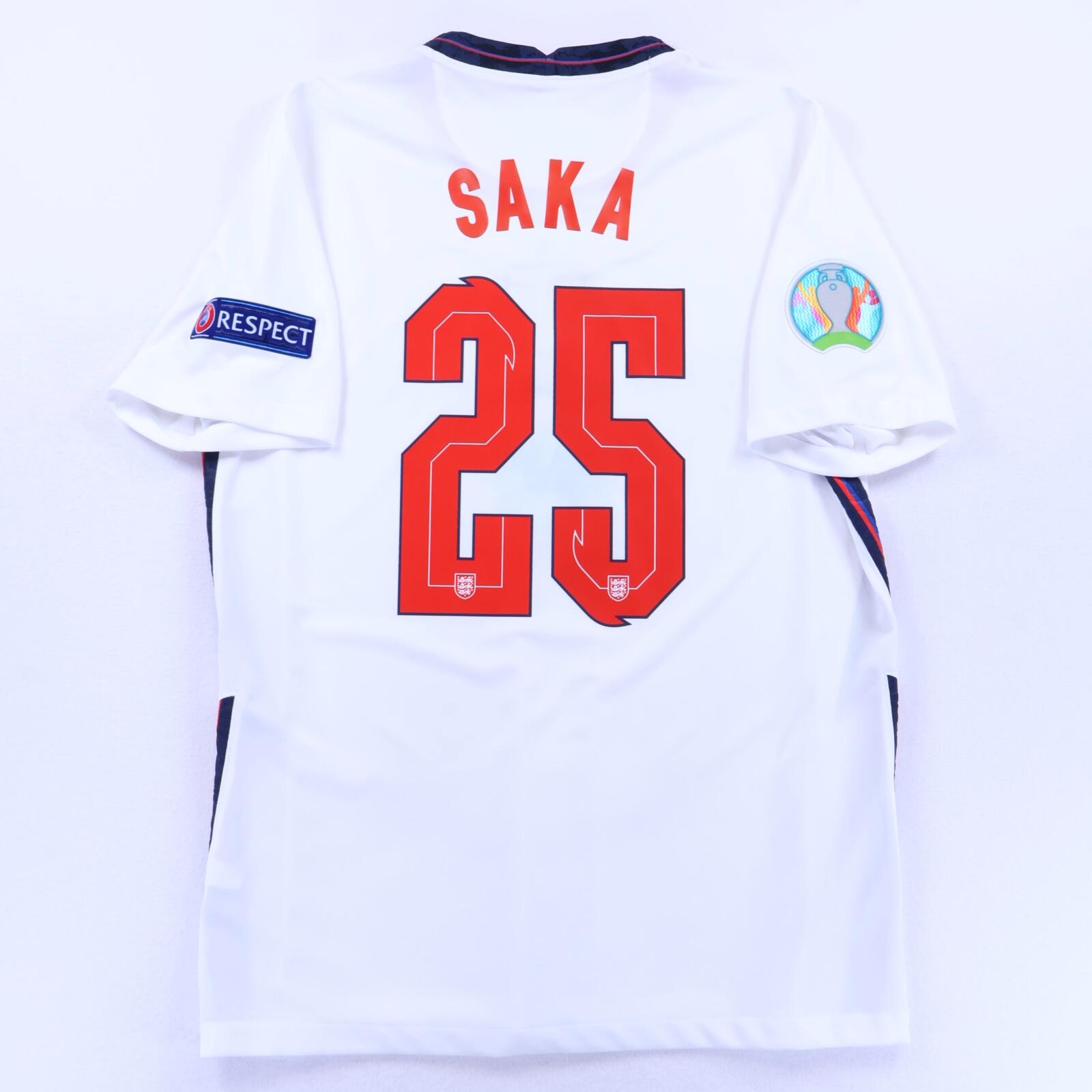 England Saka #25 2020/22 Home Shirt - L