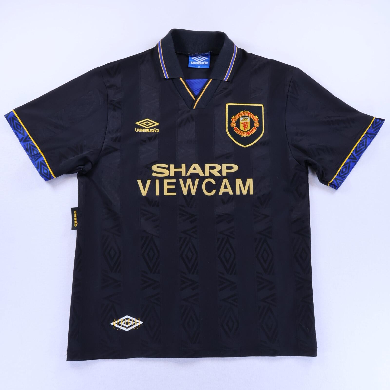 Manchester United Cantona #7 1993/95 Away Shirt - M